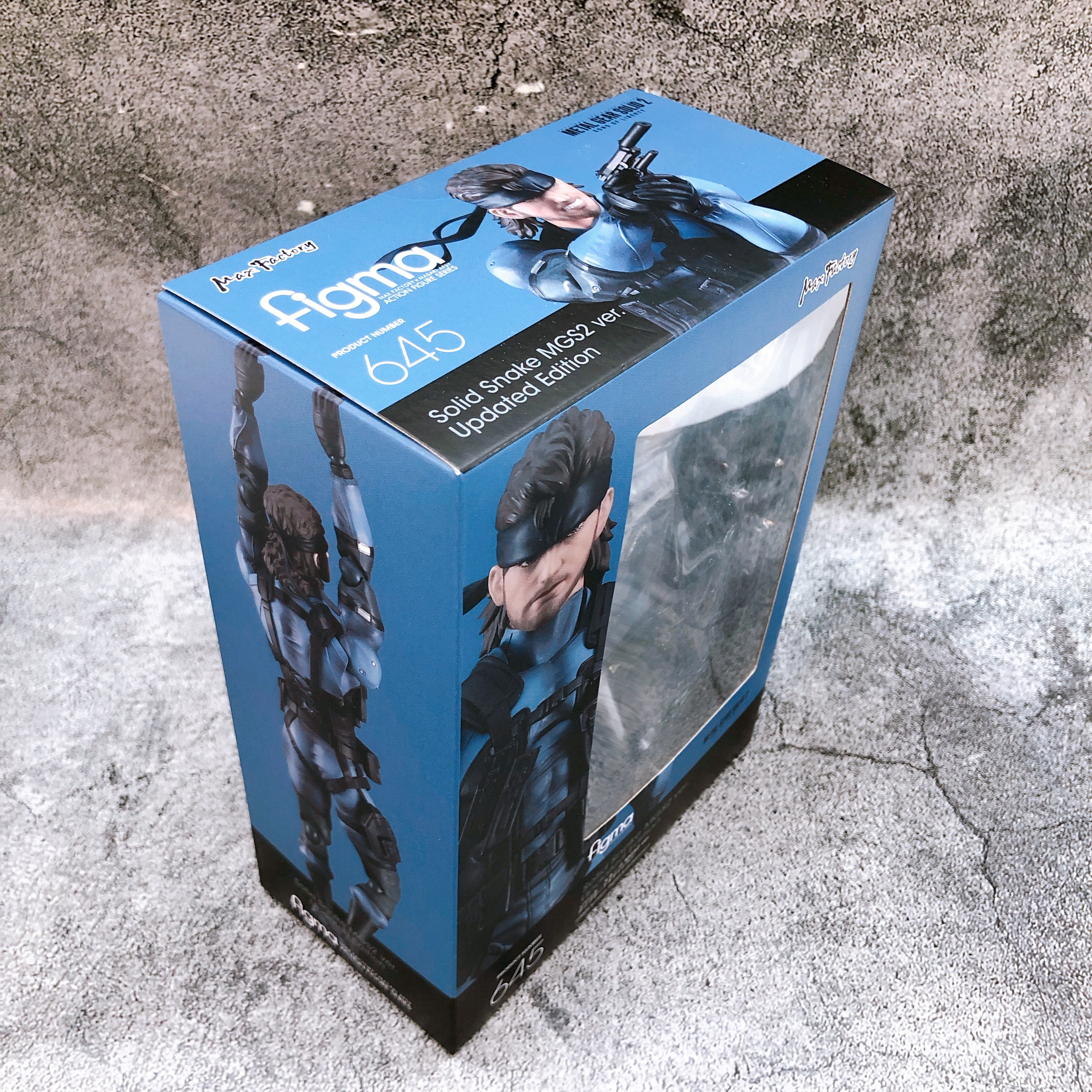 (w/Bonus) Metal Gear Solid Snake MGS2 Updated Edition figma 645 Action Figure