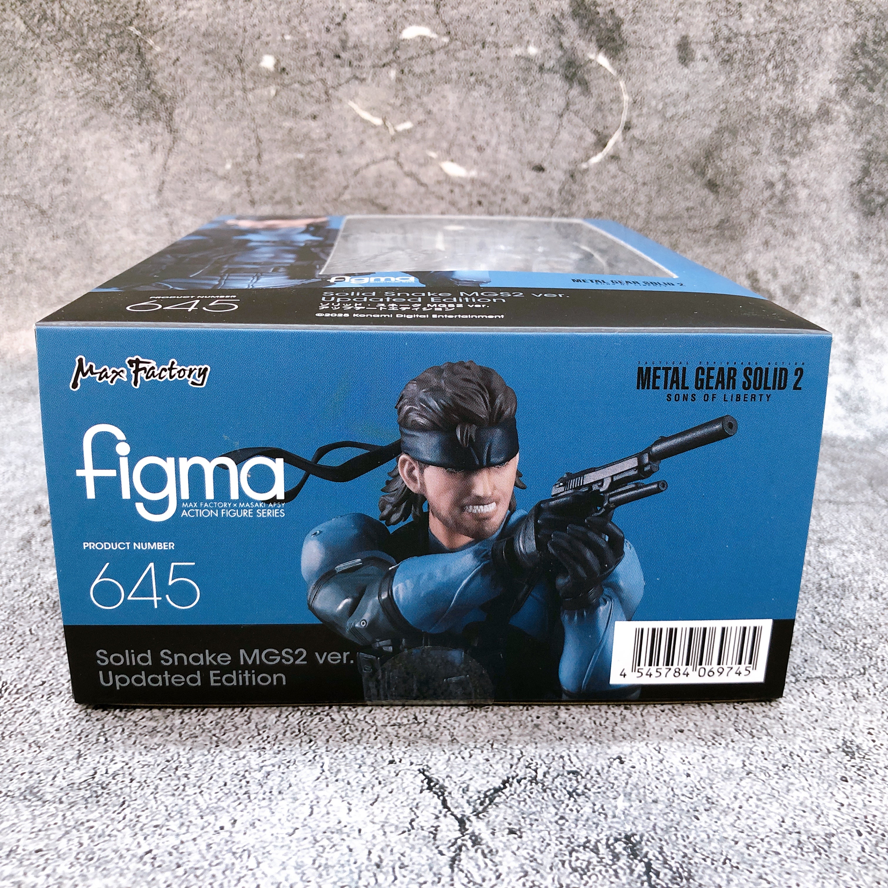 (w/Bonus) Metal Gear Solid Snake MGS2 Updated Edition figma 645 Action Figure