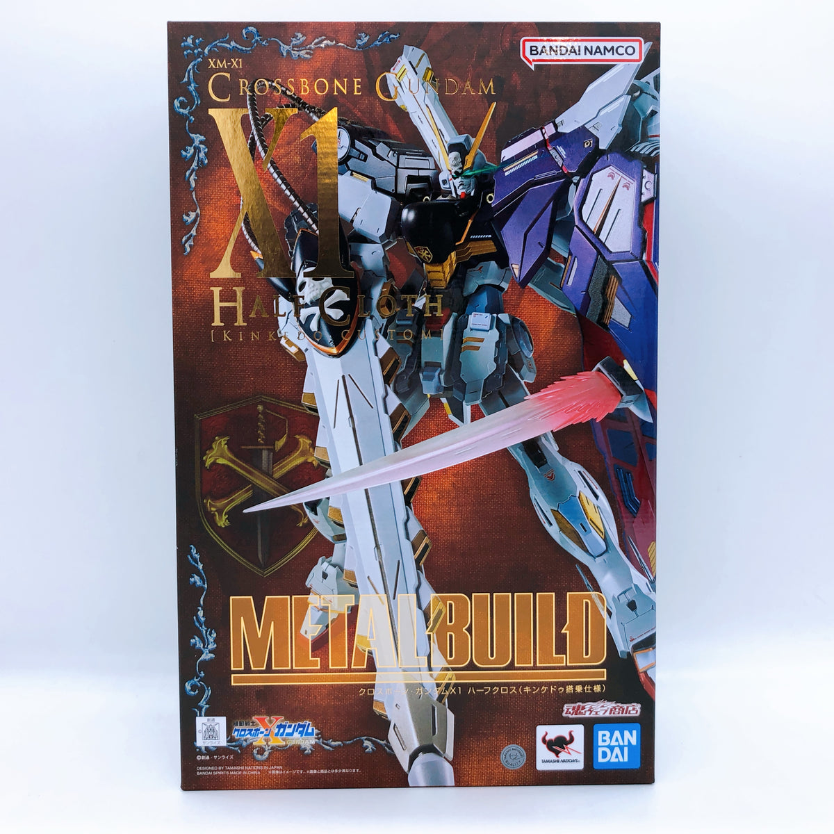 METAL BUILD Crossbone Gundam X1 Half Cloth Kinkedo Custom Action Figure Bandai