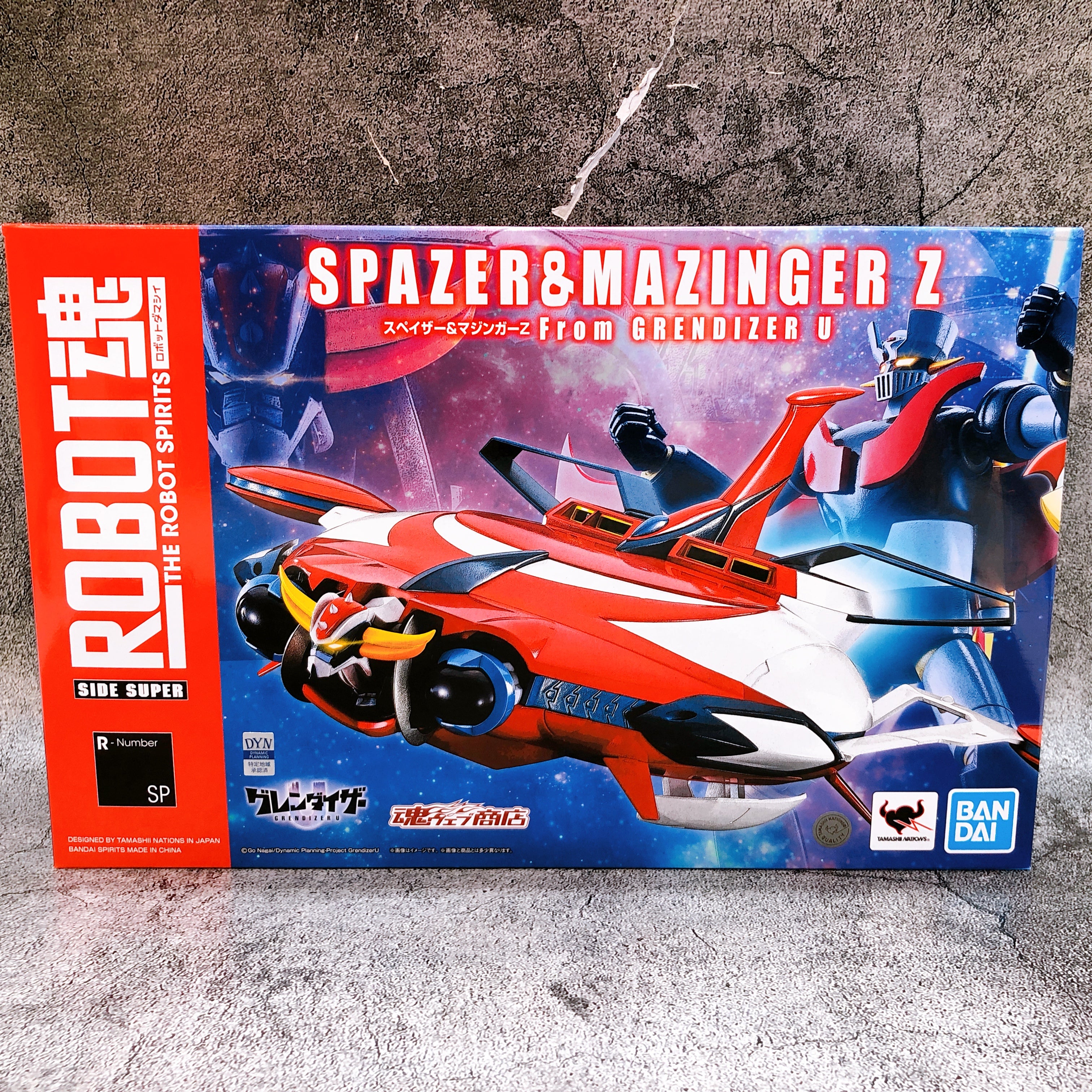 Spazer & Mazinger Z from Grendizer U Robot Spirits Action Figure Bandai Japan