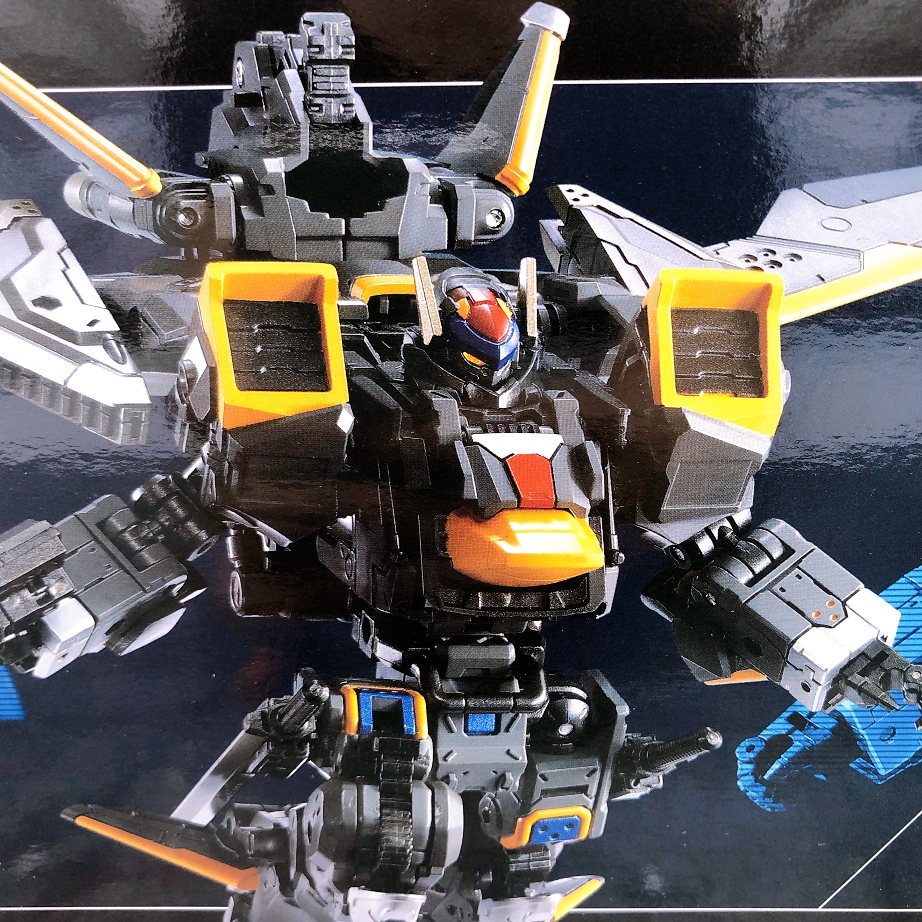 Diaclone Tatiocal Mover Horus Versaulter F Thrust Unit Night Tiger Action Figure