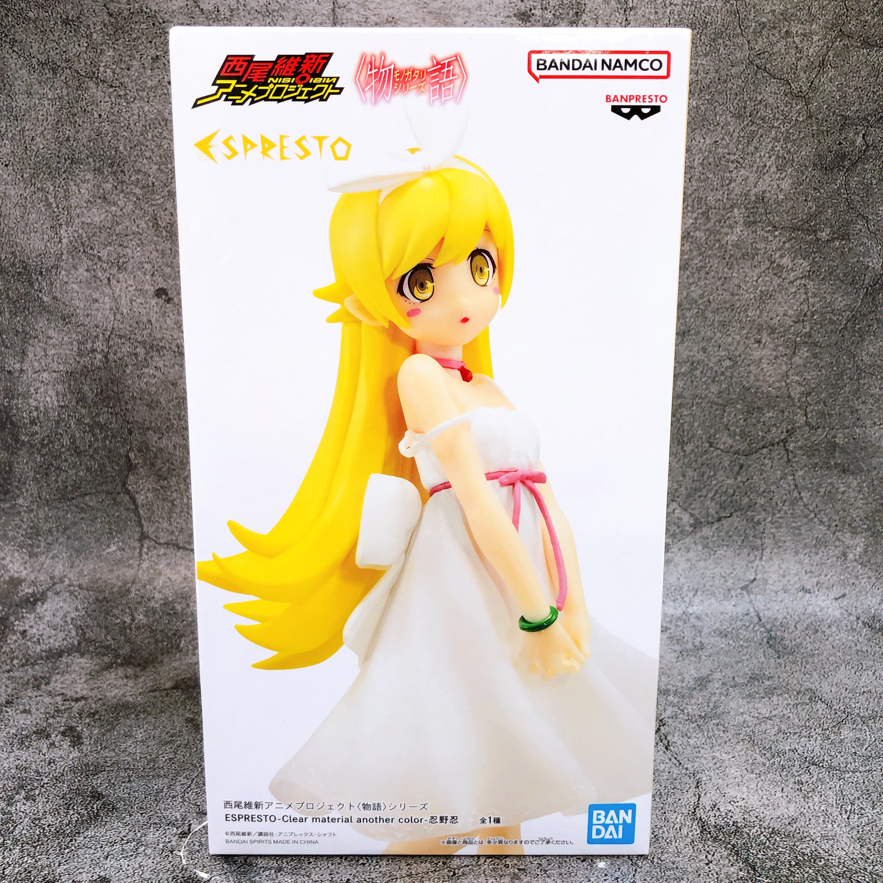 Monogatari Series ESPRESTO Shinobu Oshino Clear materials another color Figure