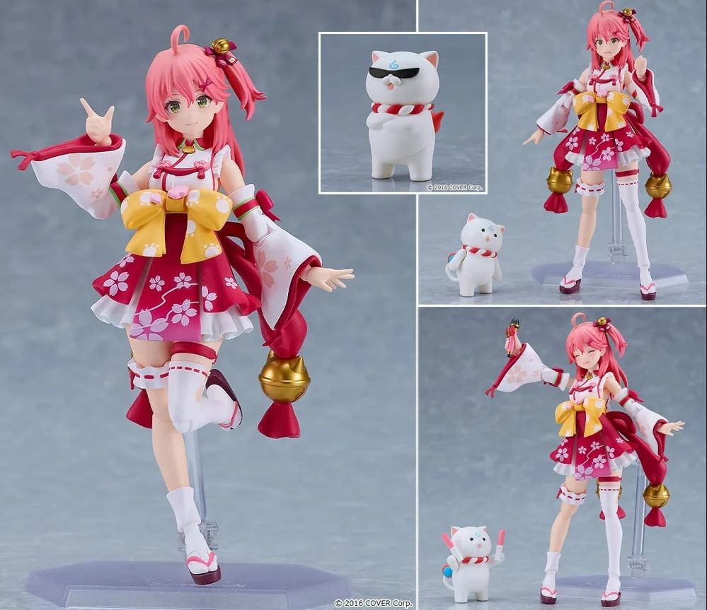 (w/Bonus) Hololive Sakura Miko figma 641 Action Figure 15+ Max Factory Japan New
