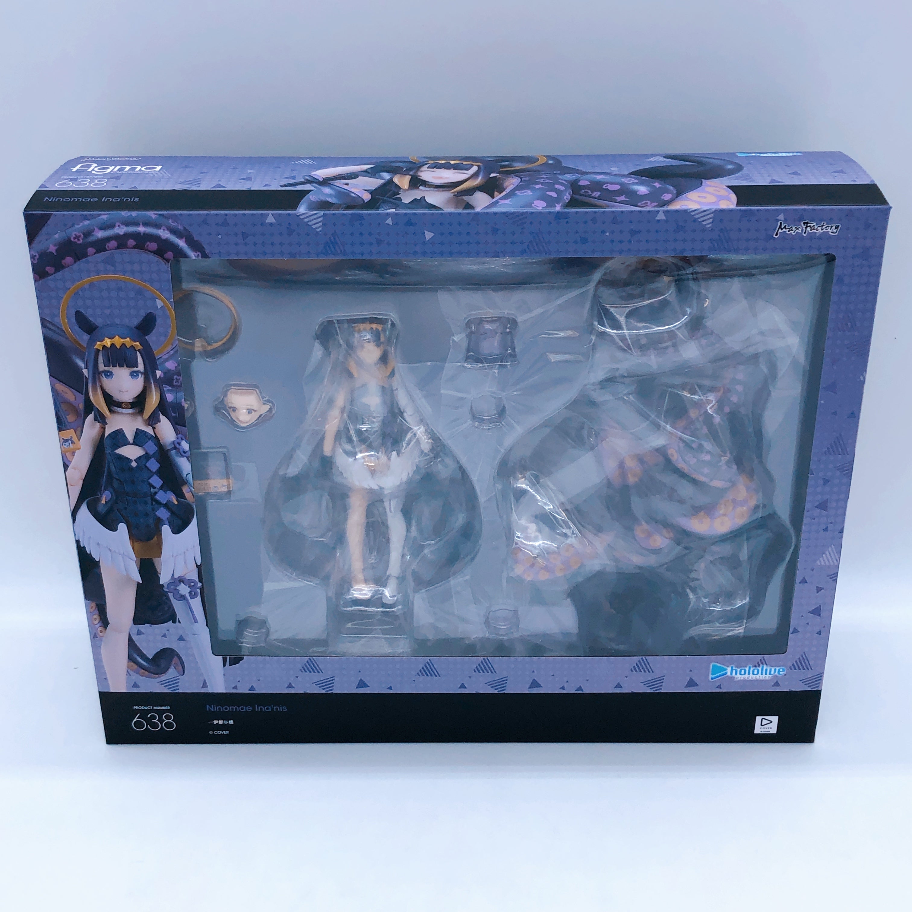 Hololive Ninomae Ina'nis figma 638 Action Figure Max Factory Japan AUT