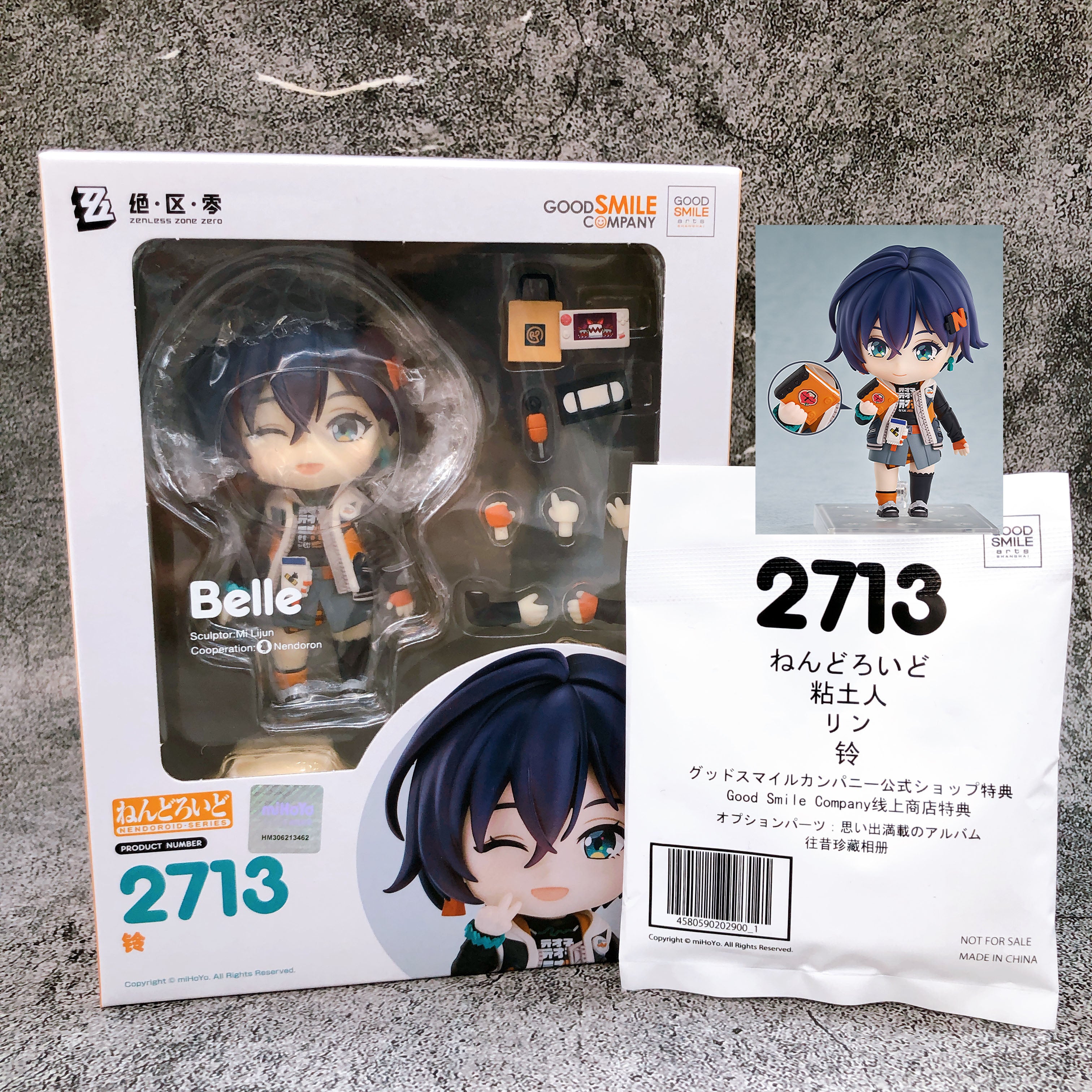(w/Bonus) Zenless Zone Zero Rin Belle Nendoroid 2713 Good Smile Arts Figure NEW