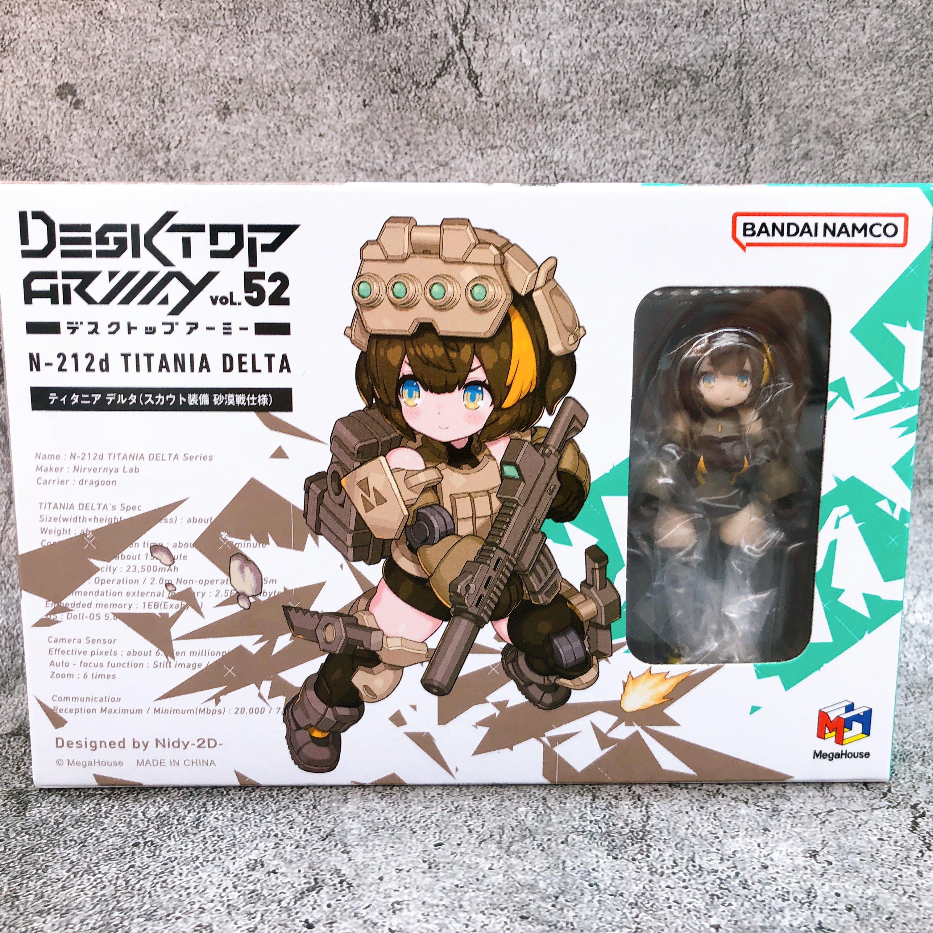 Desktop Army N-212d Titania Delta Scout Equipment Desert Ver. Action Figure New