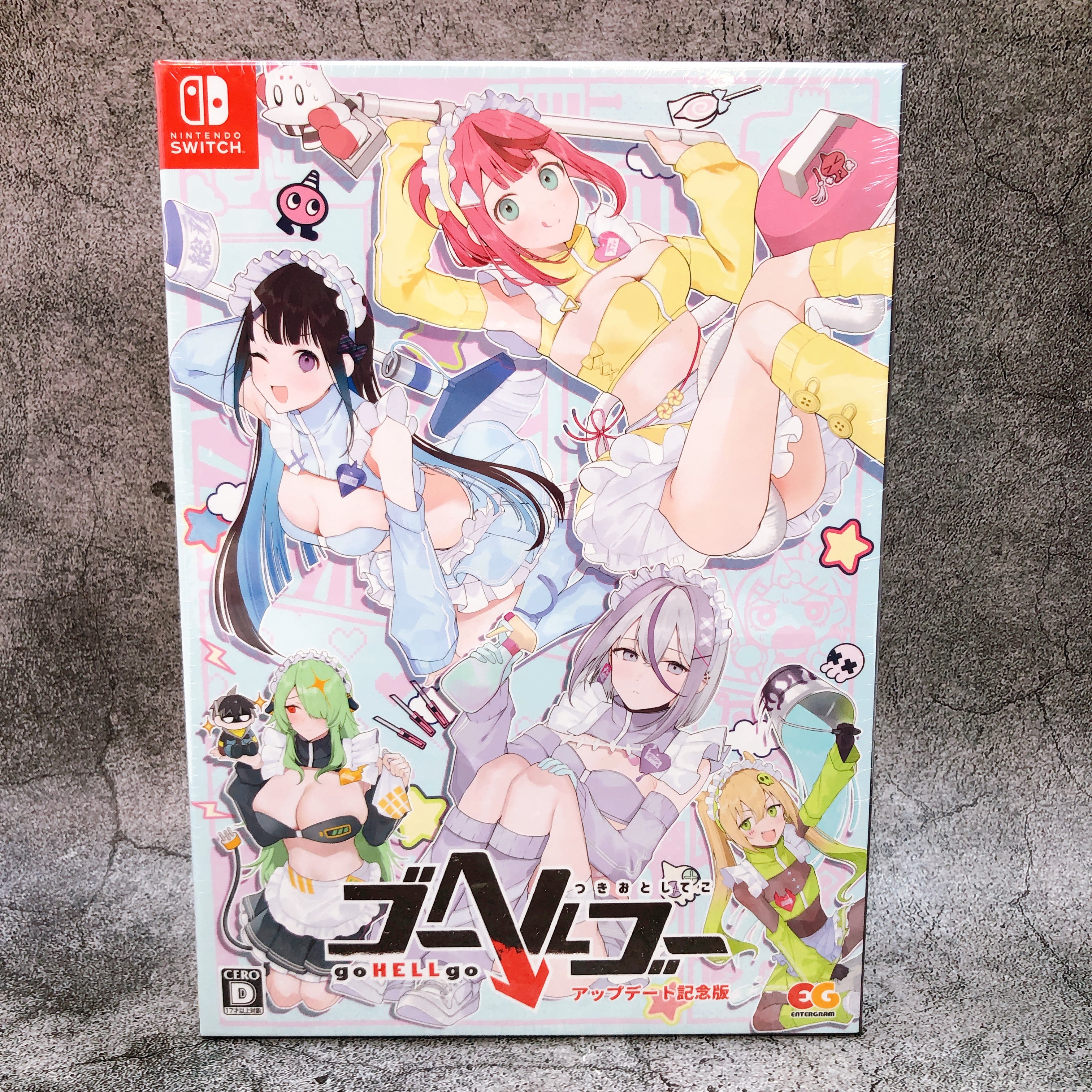 Nintendo Switch go HELL go Tsukiotoshiteko Update Memorial Edition Japan Sealed