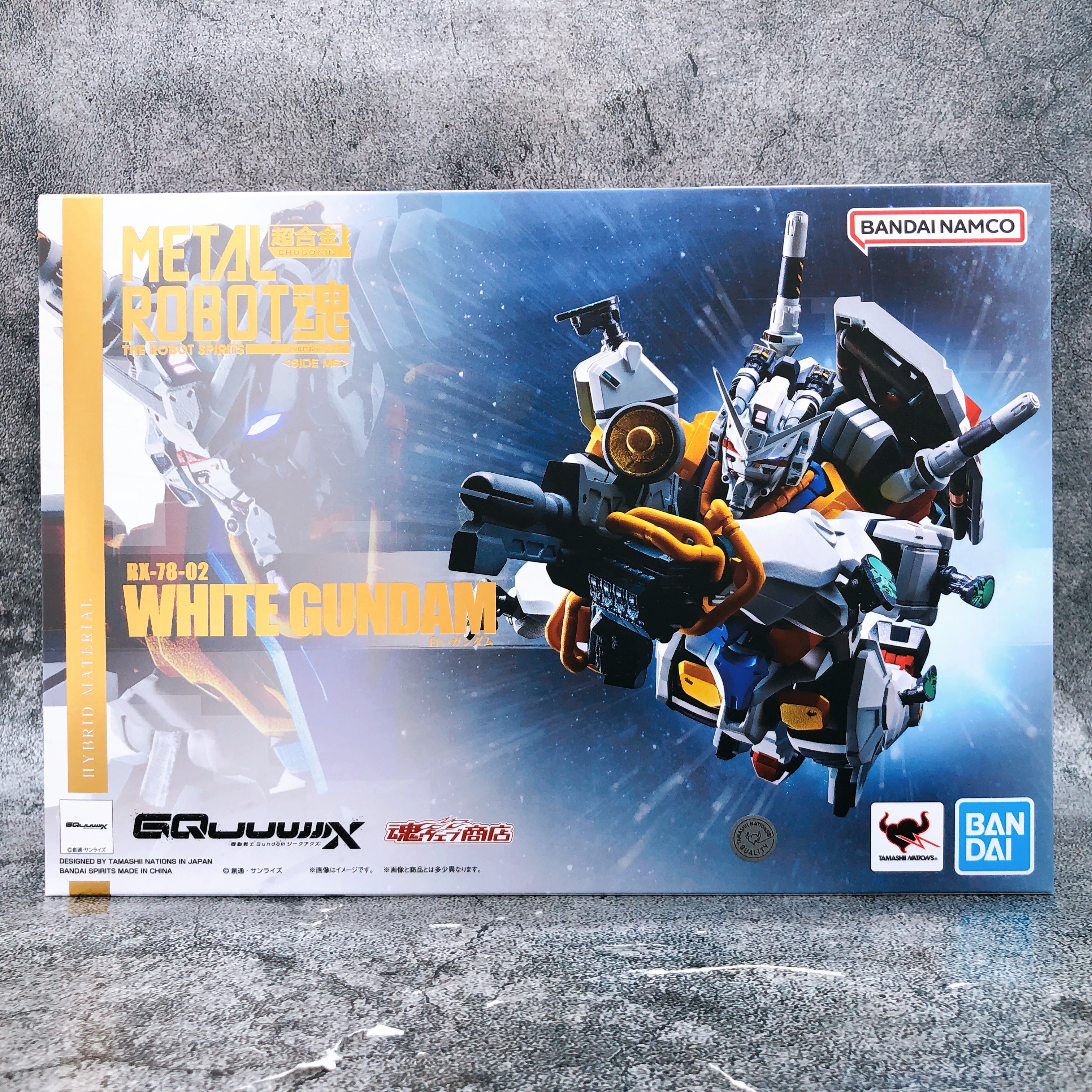 METAL ROBOT SPIRITS SIDE MS WHITE GUNDAM RX-78-02 GQuuuuuuX Action Figure NEW