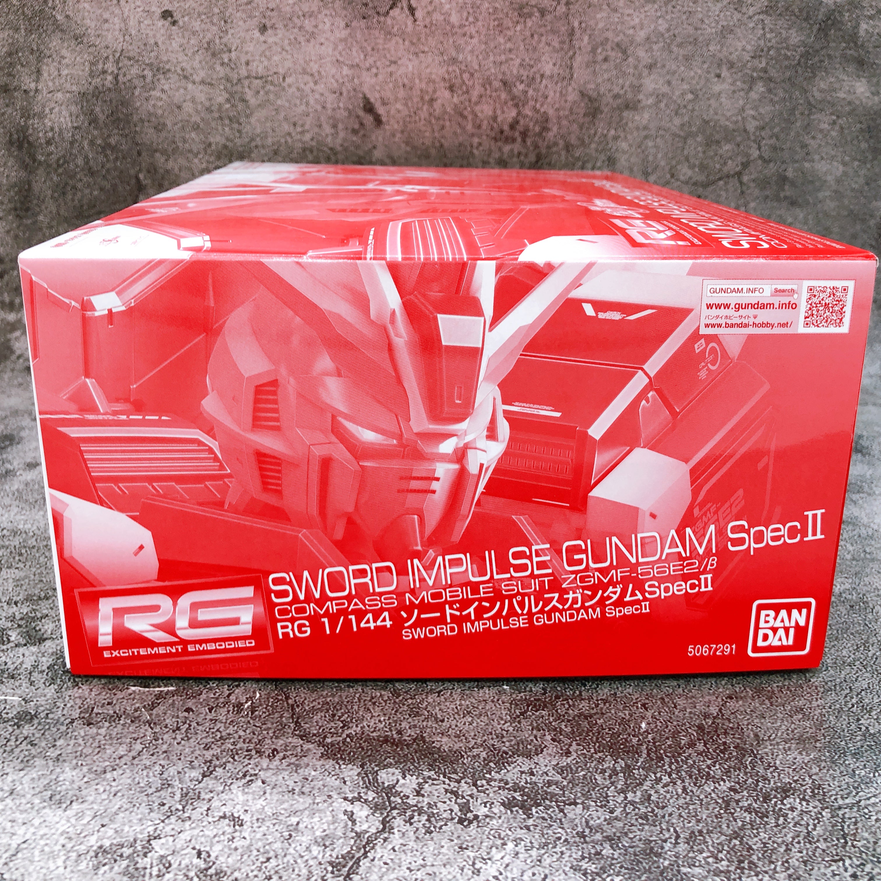 RG 1/144 Sword Impulse Gundam Spec II Gundam SEED Model Kit Premium Bandai NEW