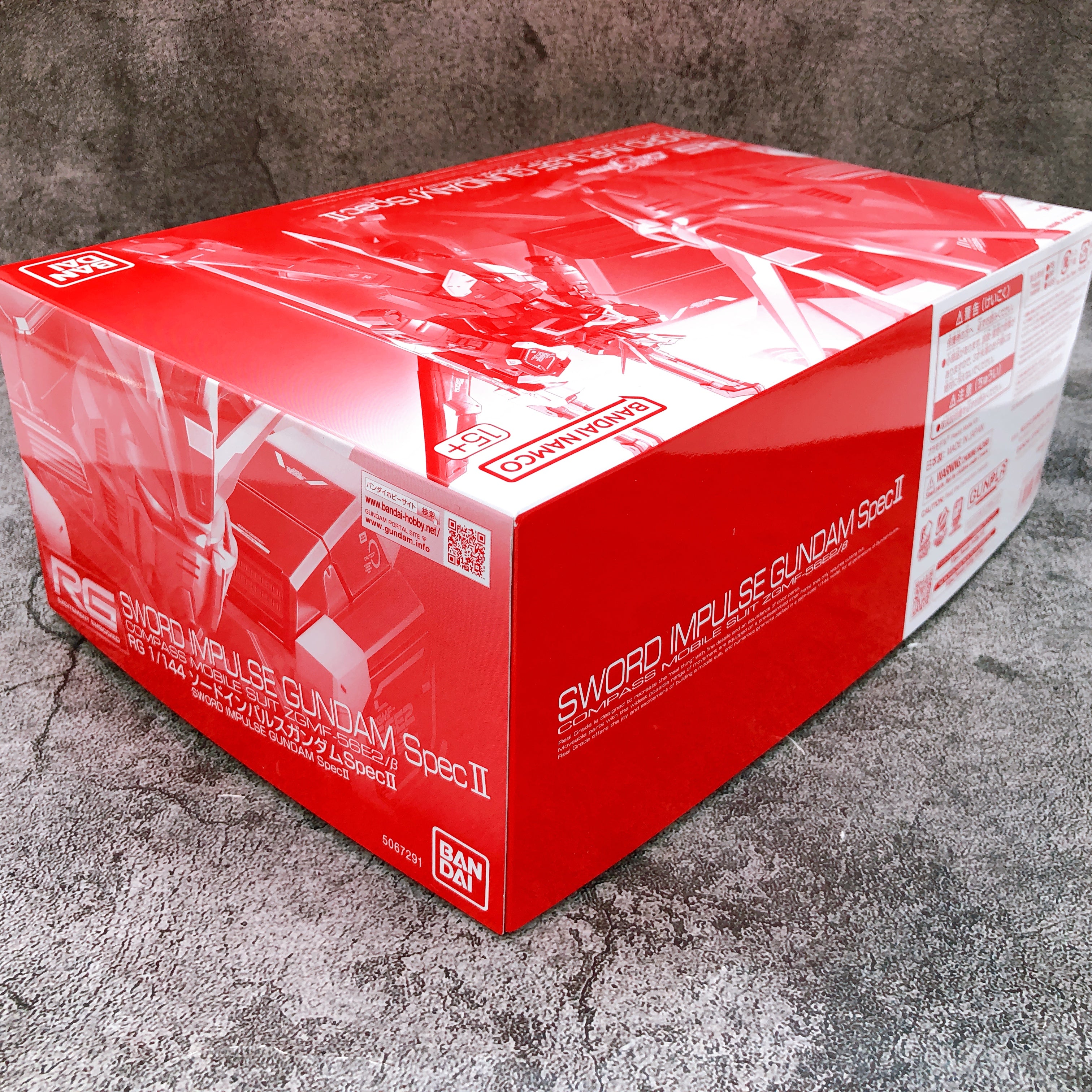 RG 1/144 Sword Impulse Gundam Spec II Gundam SEED Model Kit Premium Bandai NEW