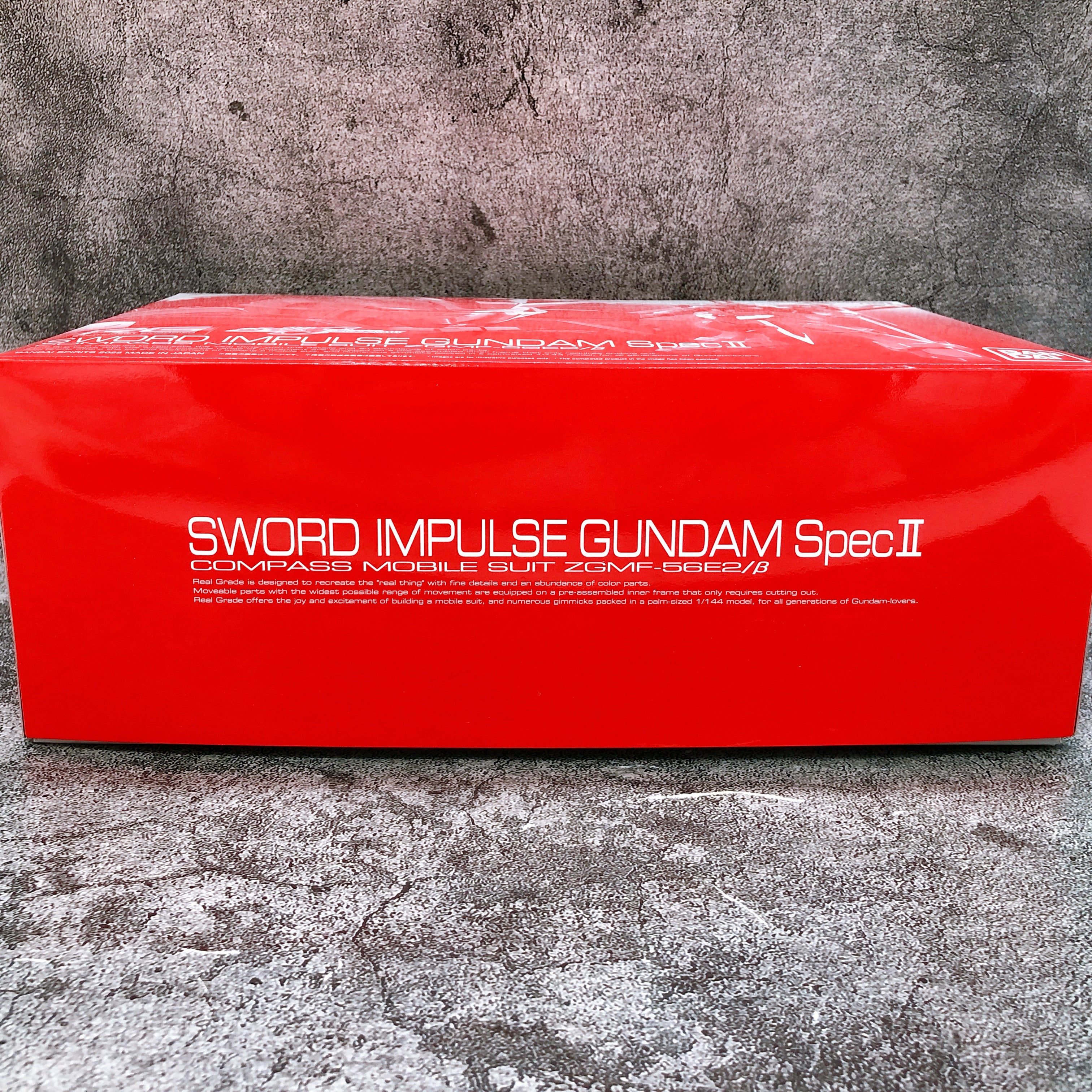 RG 1/144 Sword Impulse Gundam Spec II Gundam SEED Model Kit Premium Bandai NEW