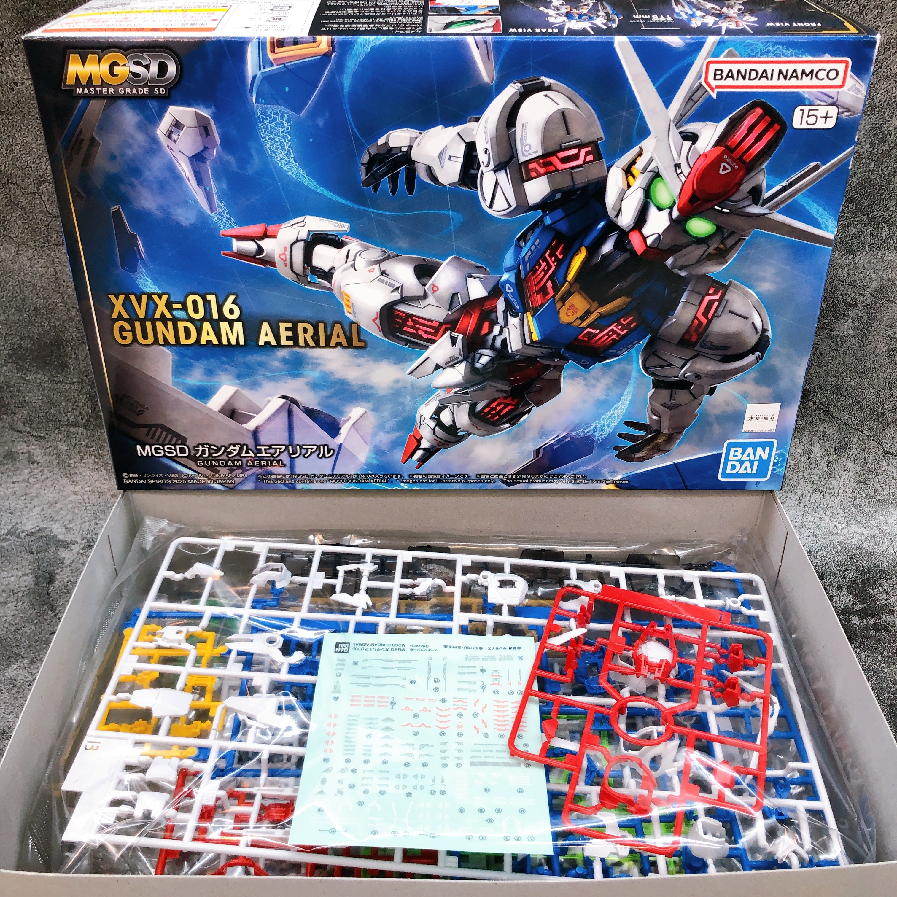 MGSD Gundam Aerial XVX-016 The Witch from Mercury Model Kit Bandai Japan NEW