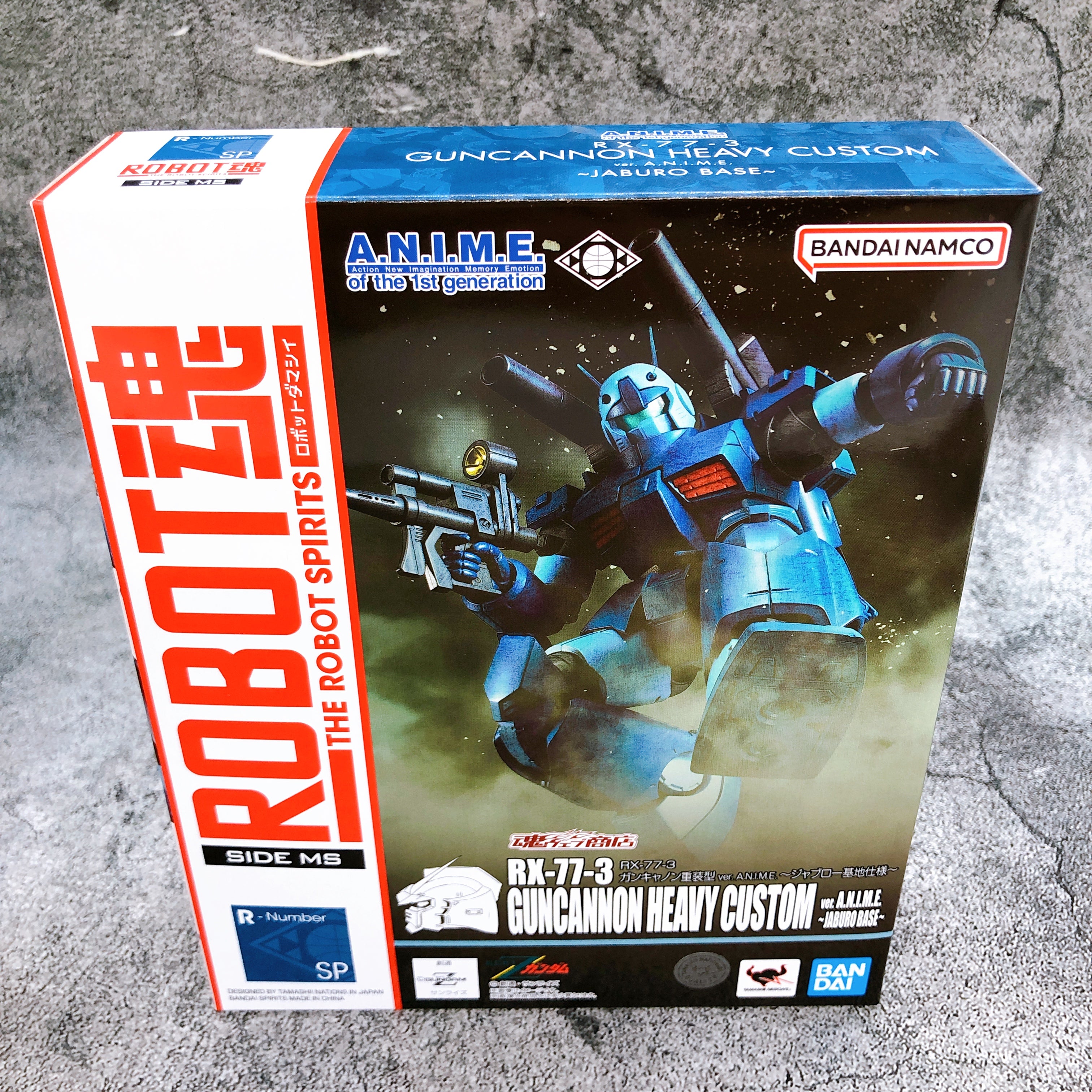 Robot Spirits RX-77-3 Guncannon Heavy Custom JABURO BASE ver A.N.I.M.E. Bandai
