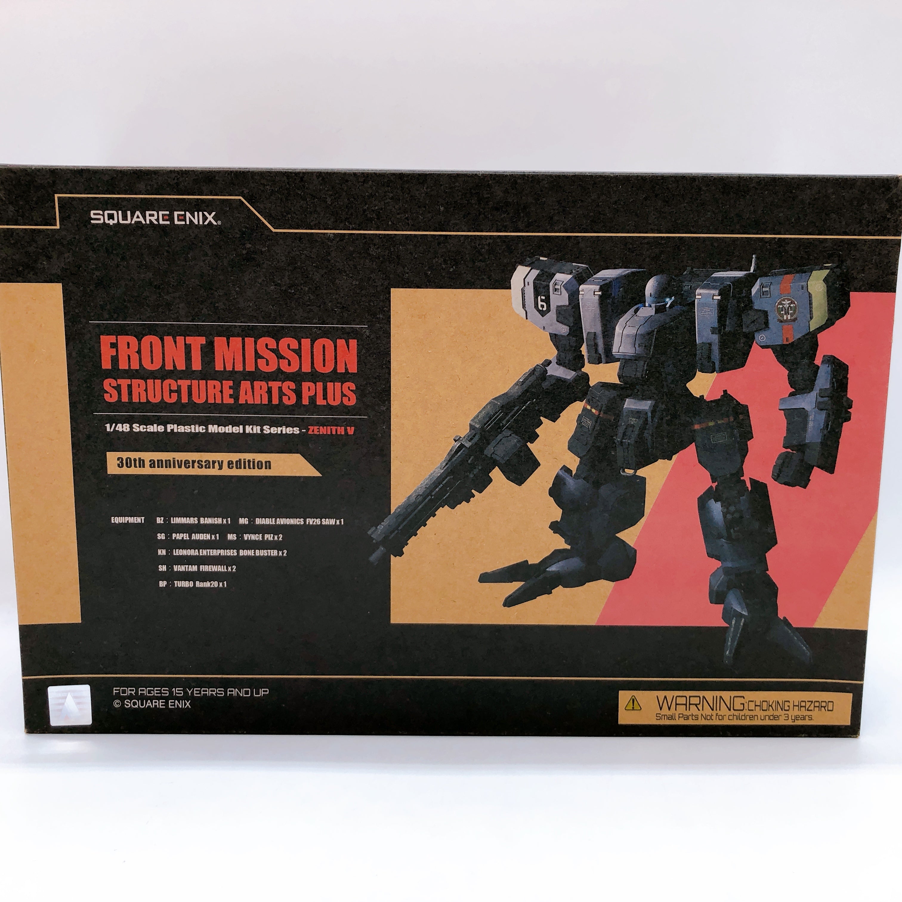 Front Mission Structure Arts Plus Zenith V 30th Anniversary Ver 1/48 Kit Japan