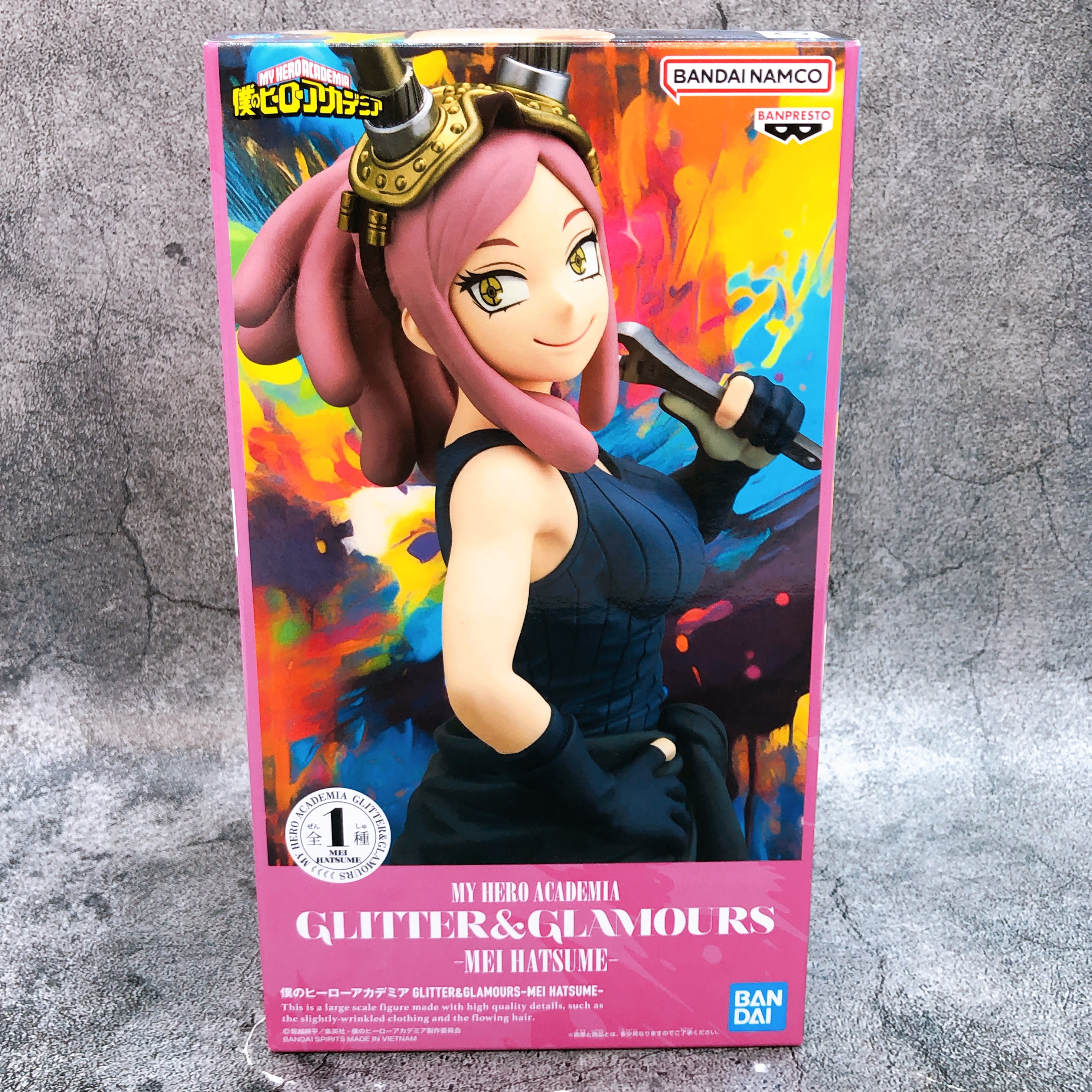My Hero Academia Mei Hatsume GLITTER & GLAMOURS Banpresto PVC Figure NEW