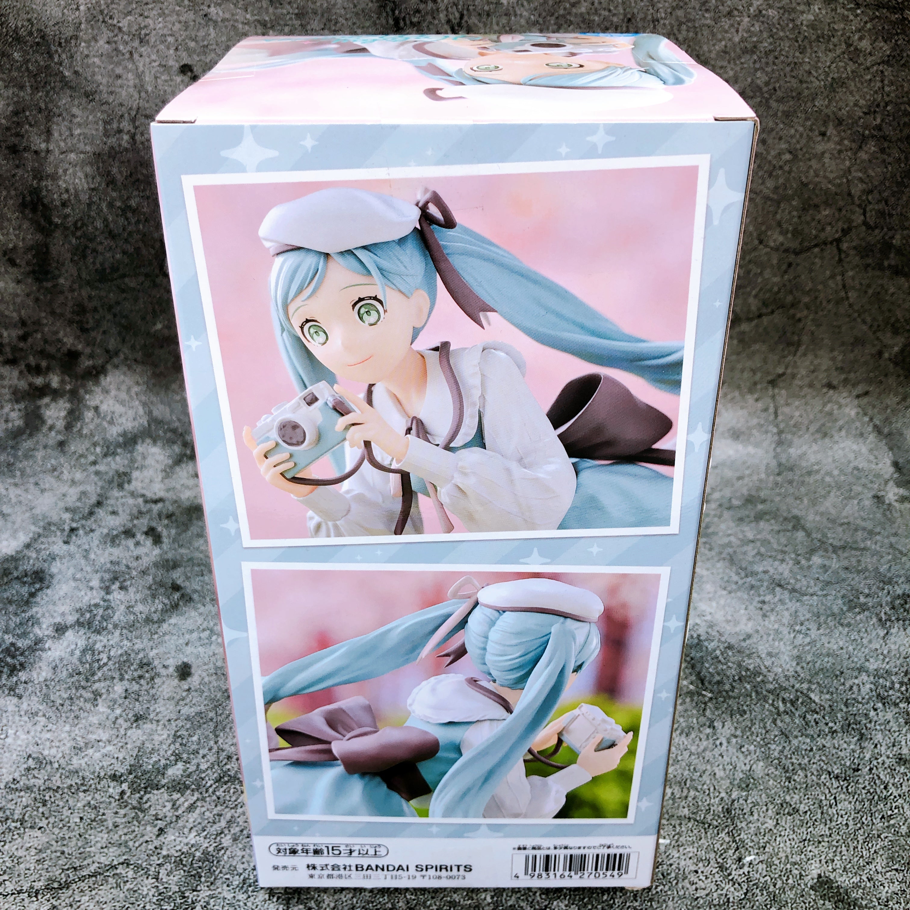 Hatsune Miku Holiday Memories Camera Figure BANPRESTO Japan Sealed NEW FASTSHIP