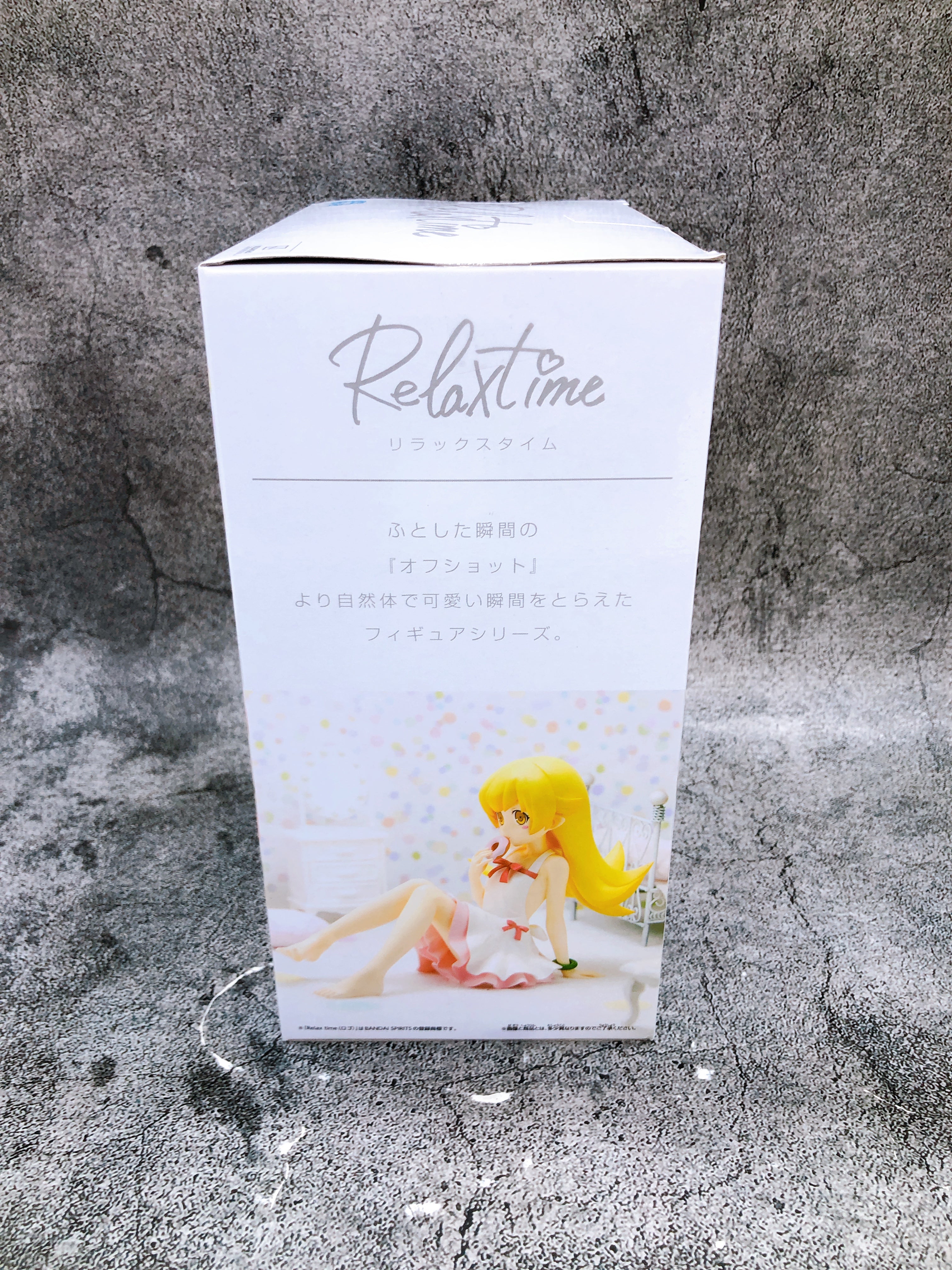 Monogatari Series Shinobu Oshino Relax time BANPRESTO Japan Sealed FASTSHIP