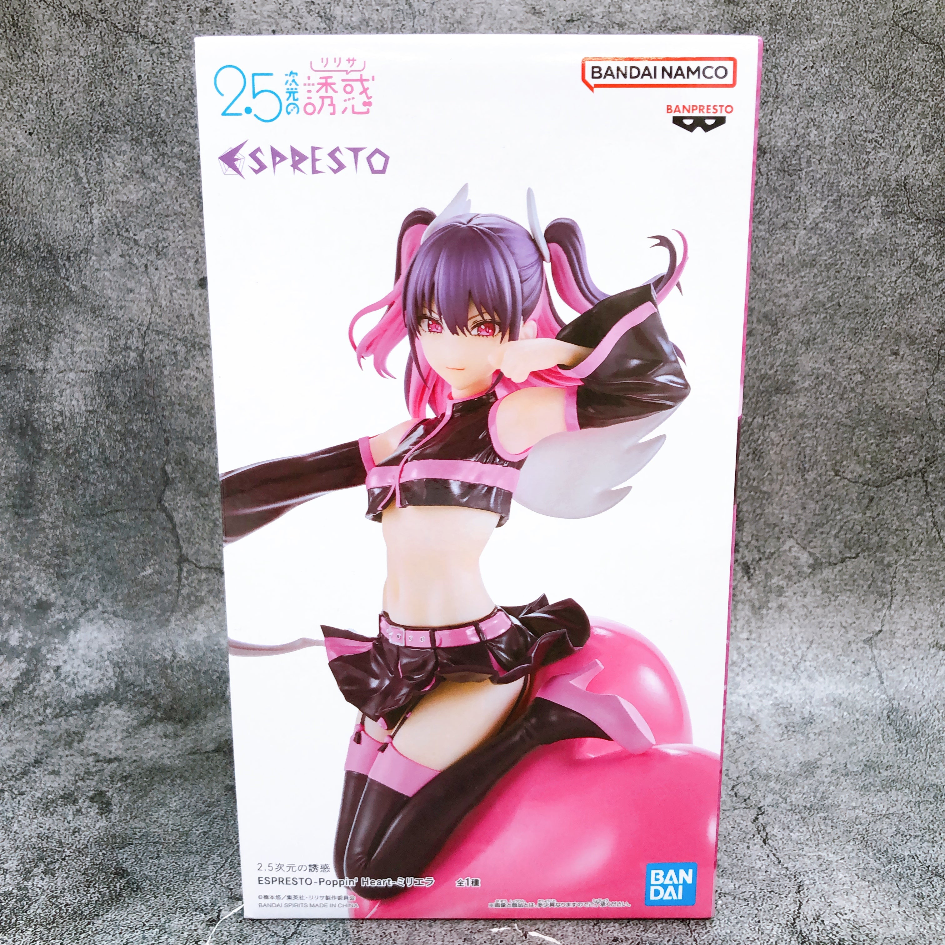 2.5 Dimensional Seduction ESPRESTO Poppin Heart Miriella Banpresto Figure NEW