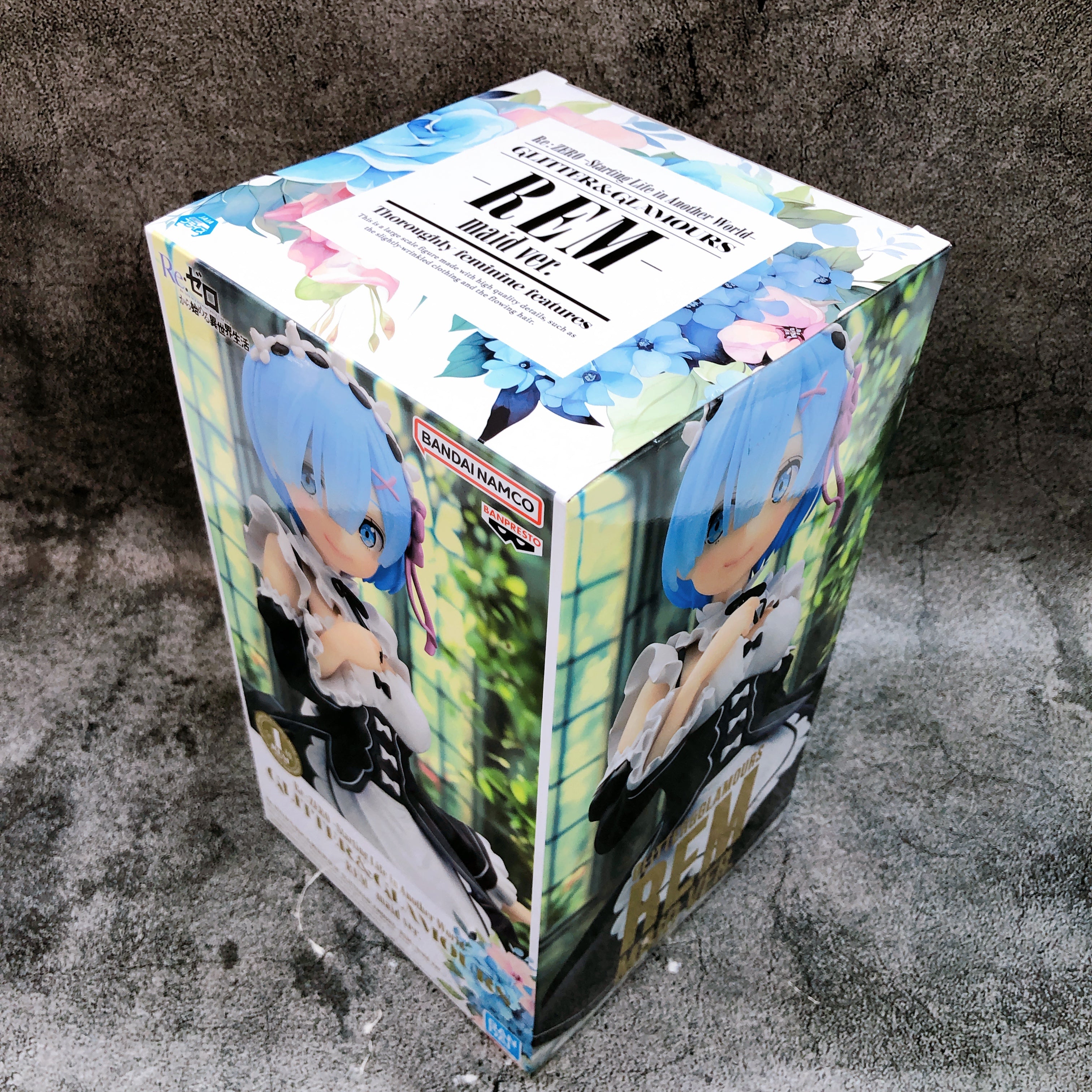 Re:Zero Rem Maid ver. GLITTER & GLAMOURS Figure Banpresto NEW FASTSHIP