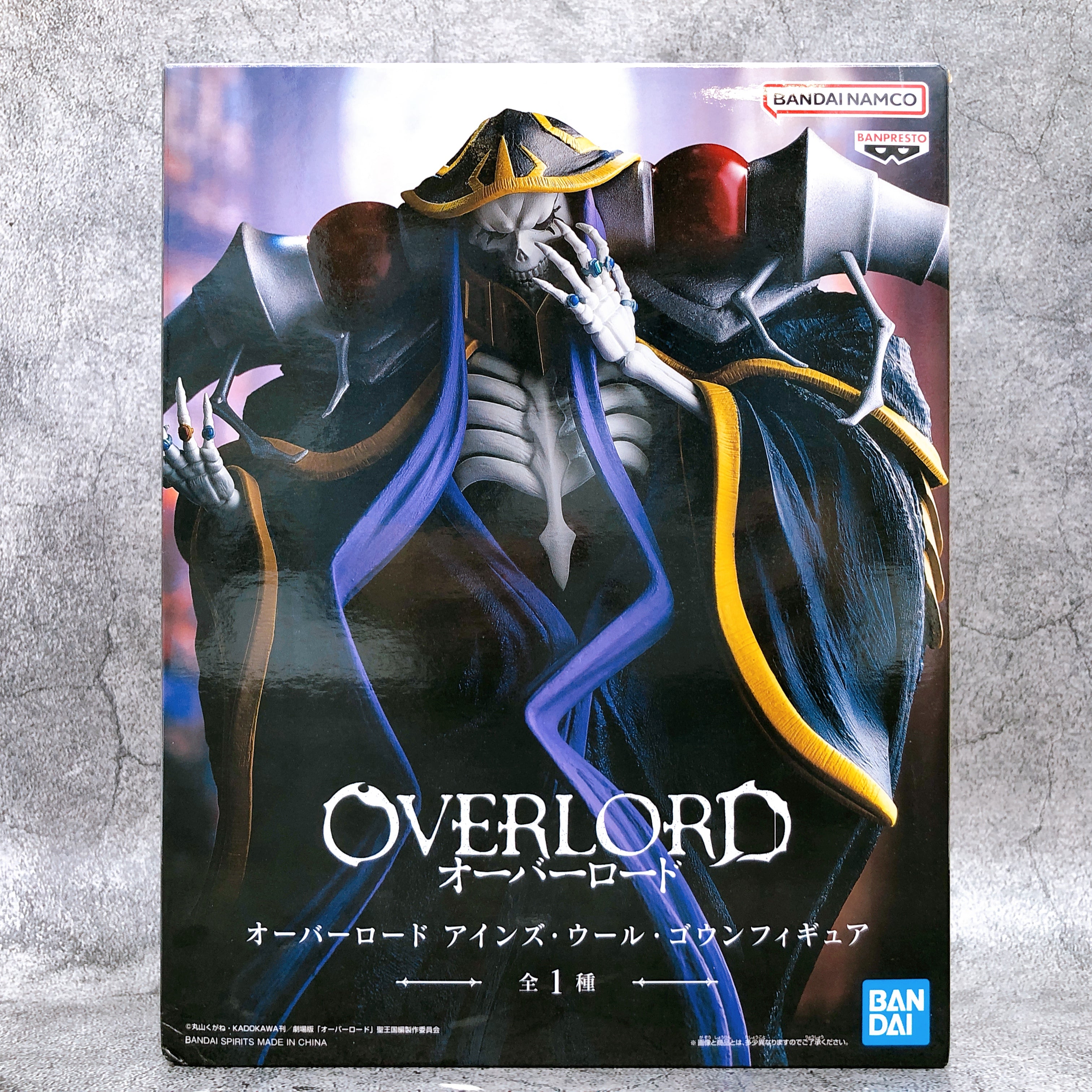 Overlord Ainz Ooal Gown Figure BANPRESTO Japan Sealed NEW FASTSHIP