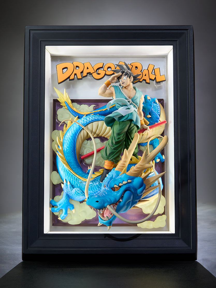Dragon Ball Son Goku & Dragon Tamashii Arts Three-Dimensional Painting Figure