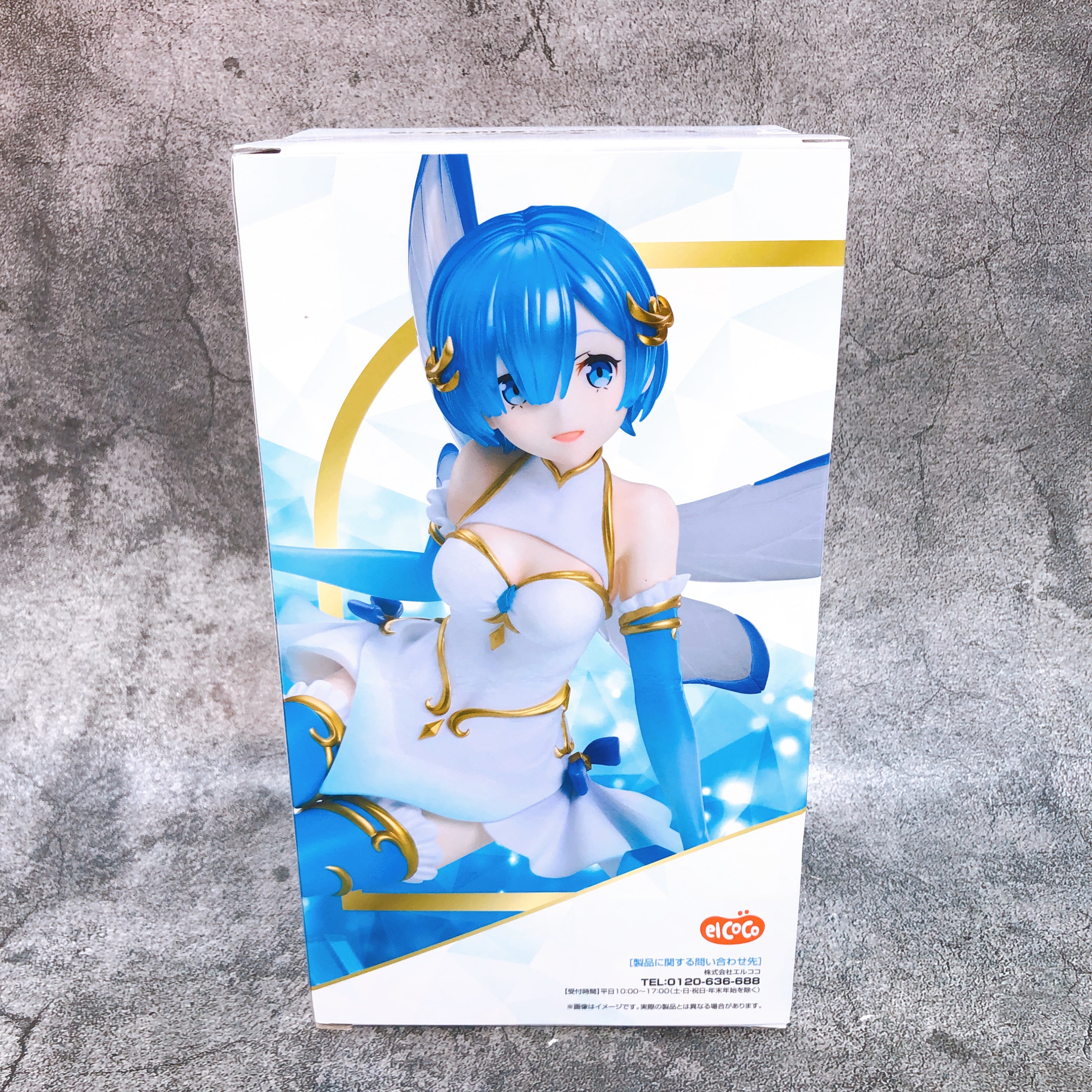 Re:Zero Rem Jewel Princess 1/7 Scale Figure Round 1 Limited elcoco Japan New