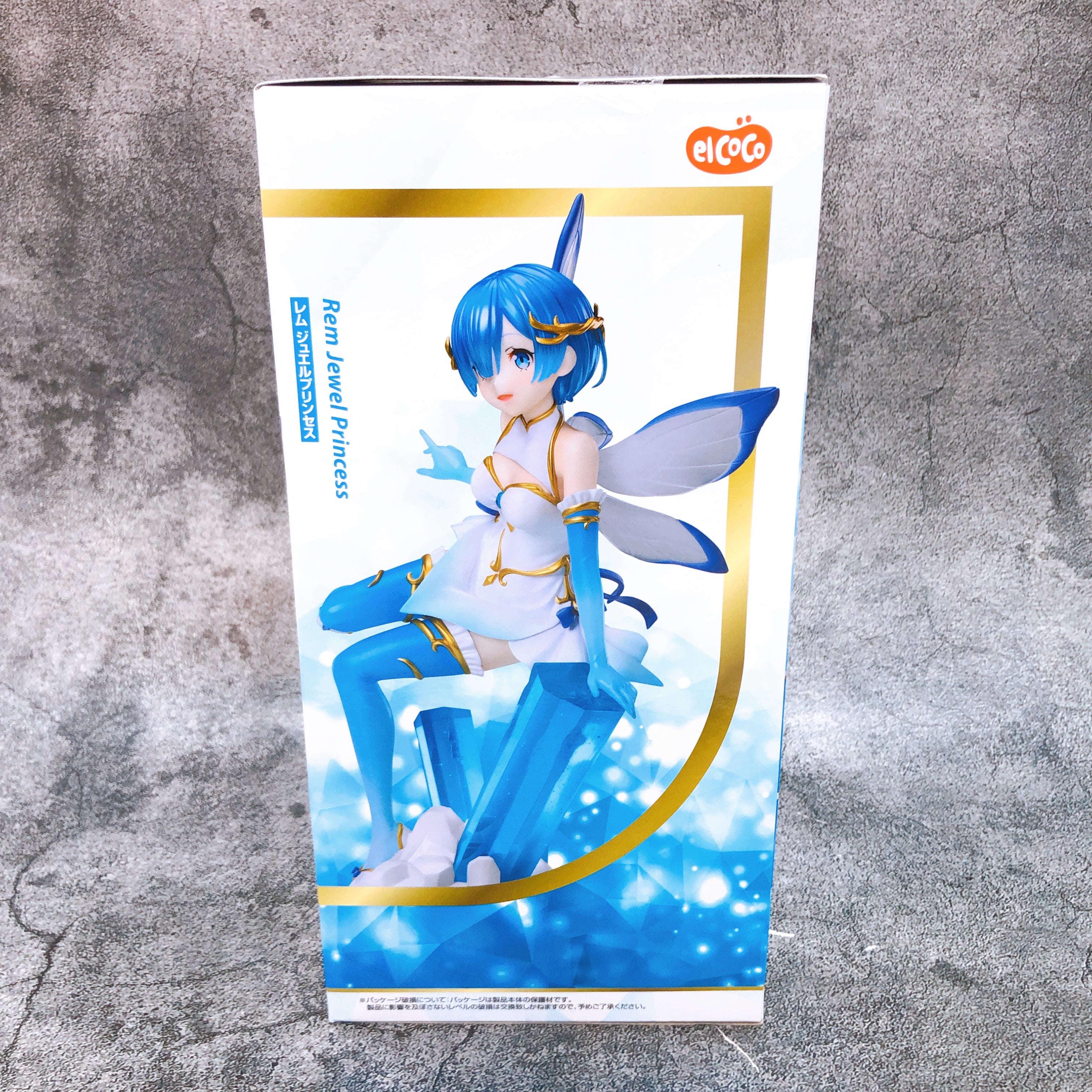 Re:Zero Rem Jewel Princess 1/7 Scale Figure Round 1 Limited elcoco Japan New