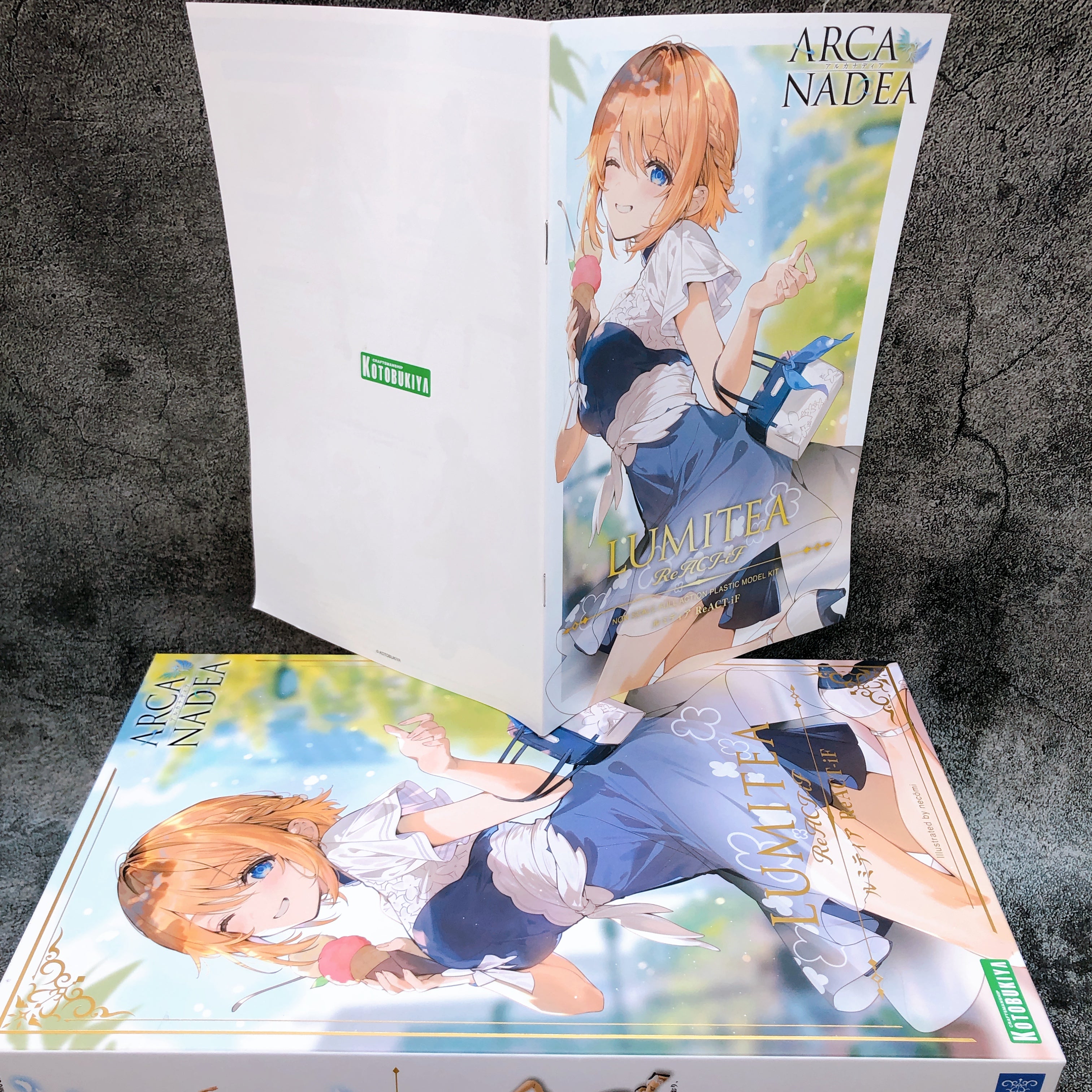 ARCANADEA Lumitea ReACT-iF Non Scale Full Action Model Kit KOTOBUKIYA Japan NEW