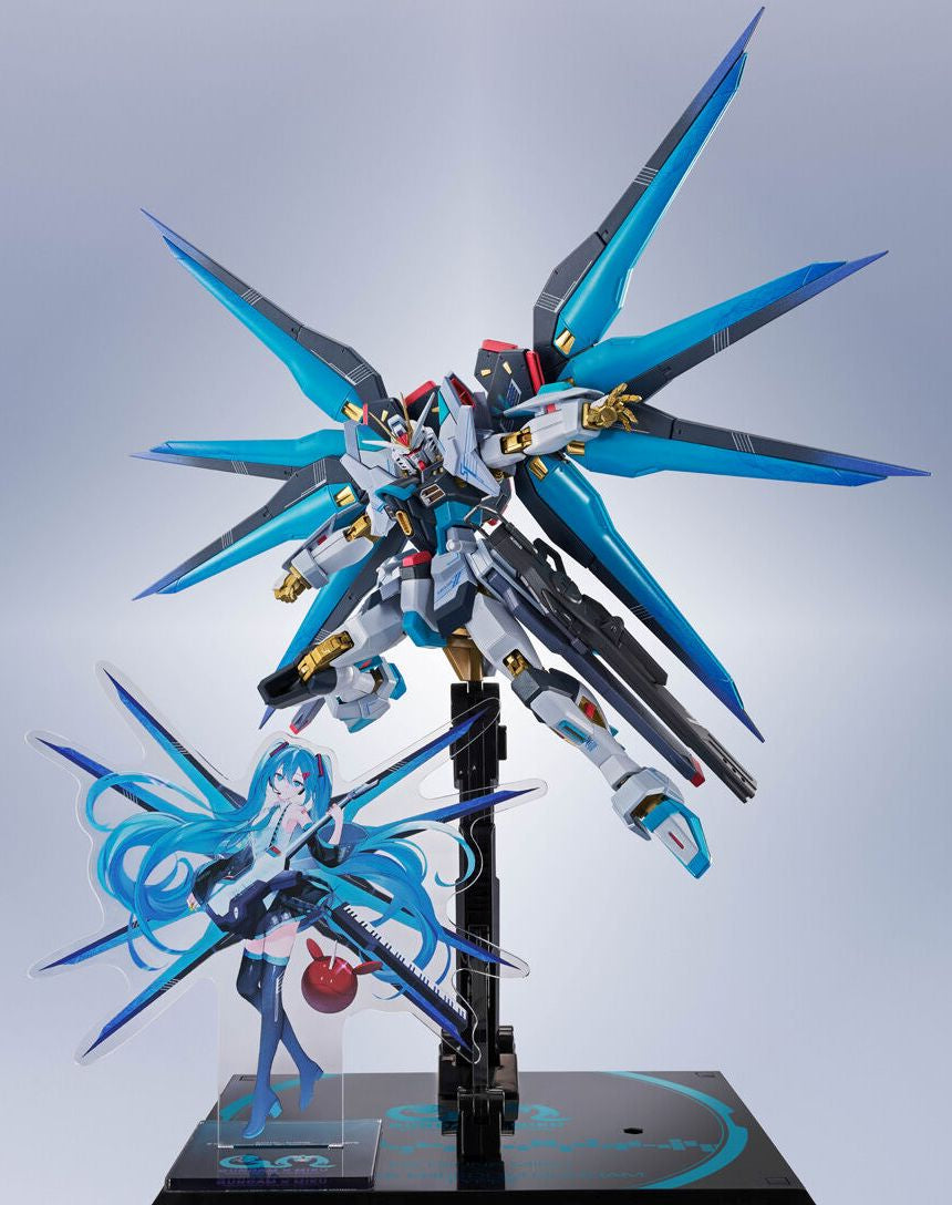 Metal Robot Spirits Strike Freedom Gundam Type II Hatsune Miku Ver Figure Bandai