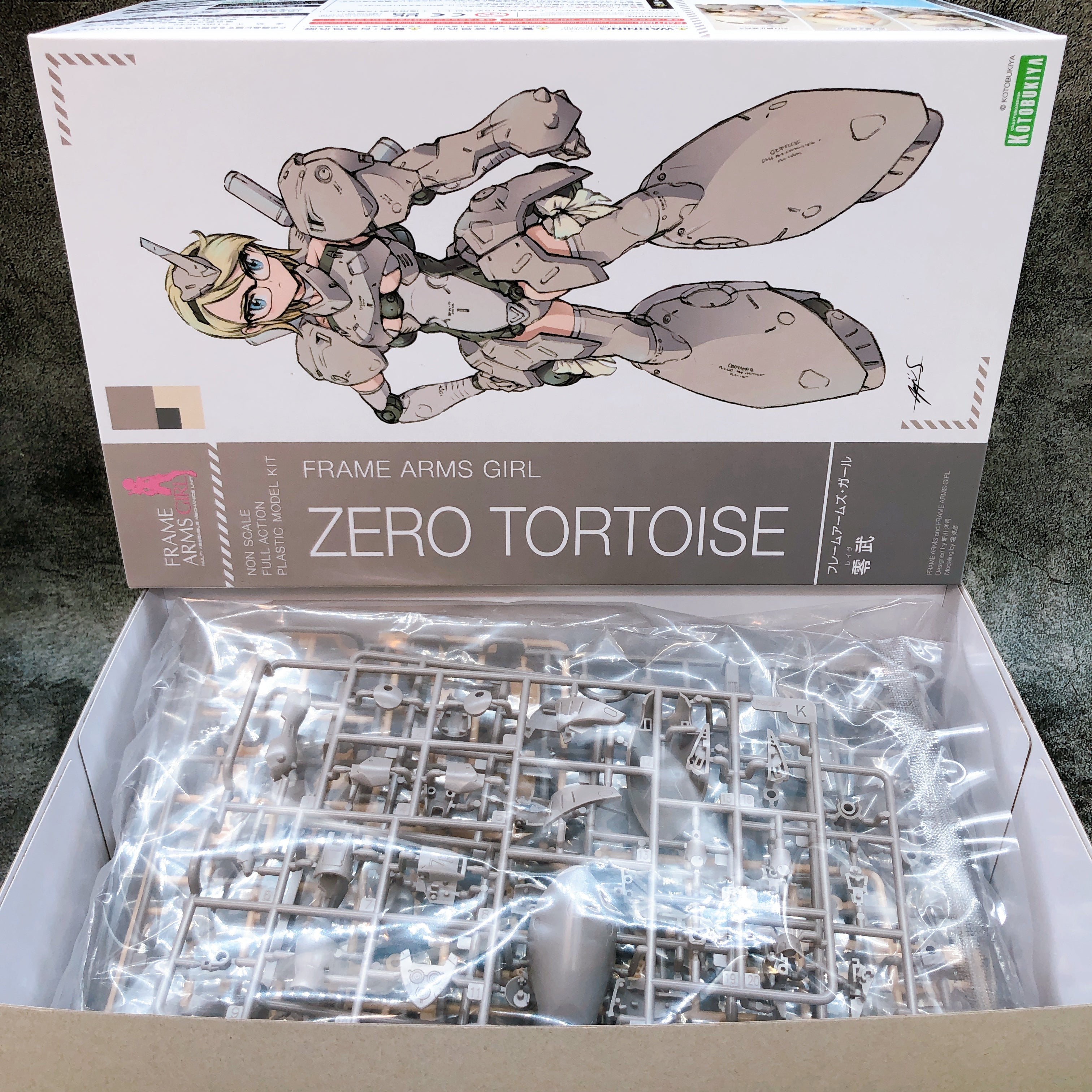 Frame Arms Girl Zero Tortoise Non Scale Full Action Model Kit KOTOBUKIYA Japan