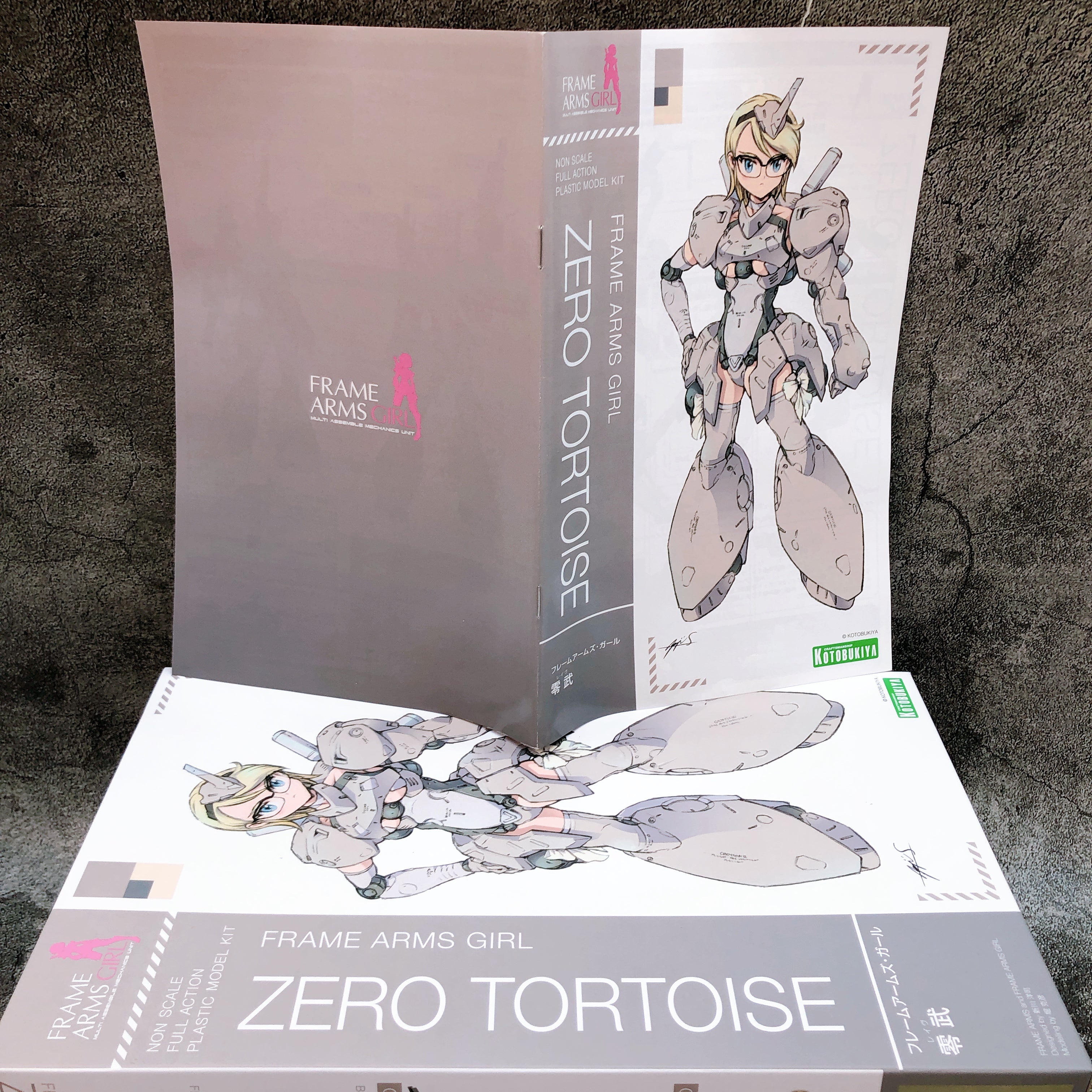 Frame Arms Girl Zero Tortoise Non Scale Full Action Model Kit KOTOBUKIYA Japan