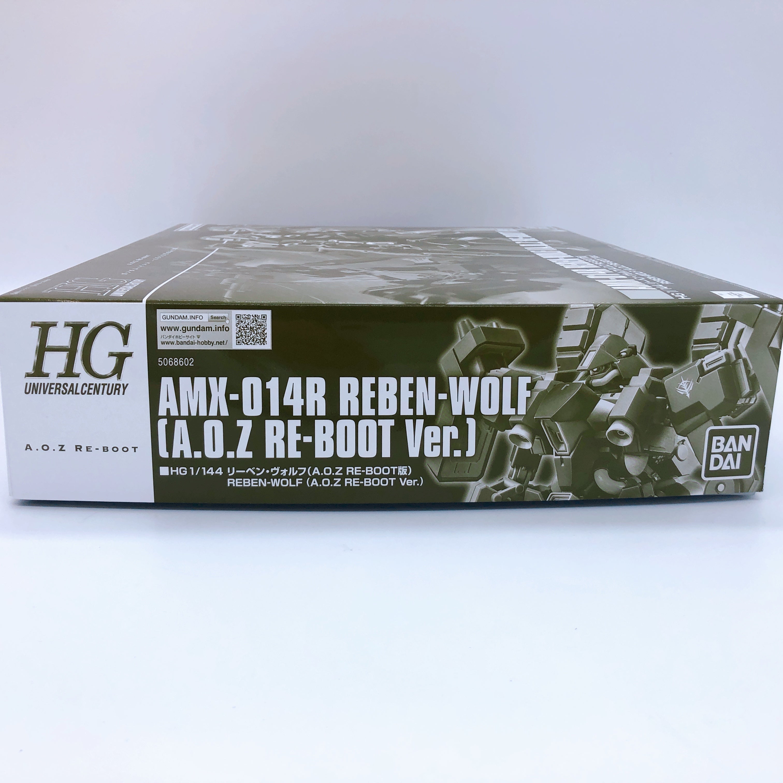 HG 1/144 Reben Wolf A.O.Z RE-BOOT Ver AMX-014R Model Kit Premium Bandai FASTSHIP