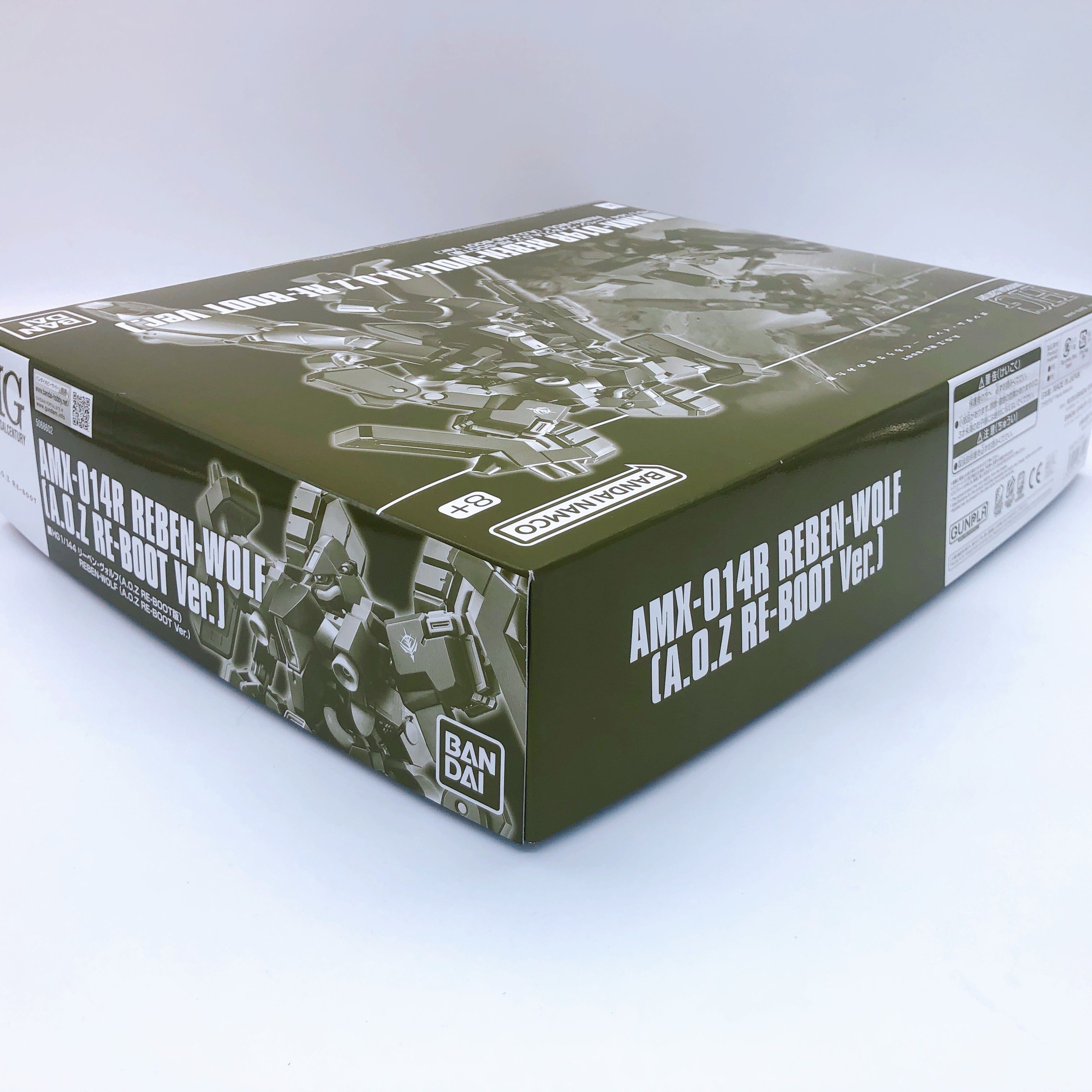 HG 1/144 Reben Wolf A.O.Z RE-BOOT Ver AMX-014R Model Kit Premium Bandai FASTSHIP