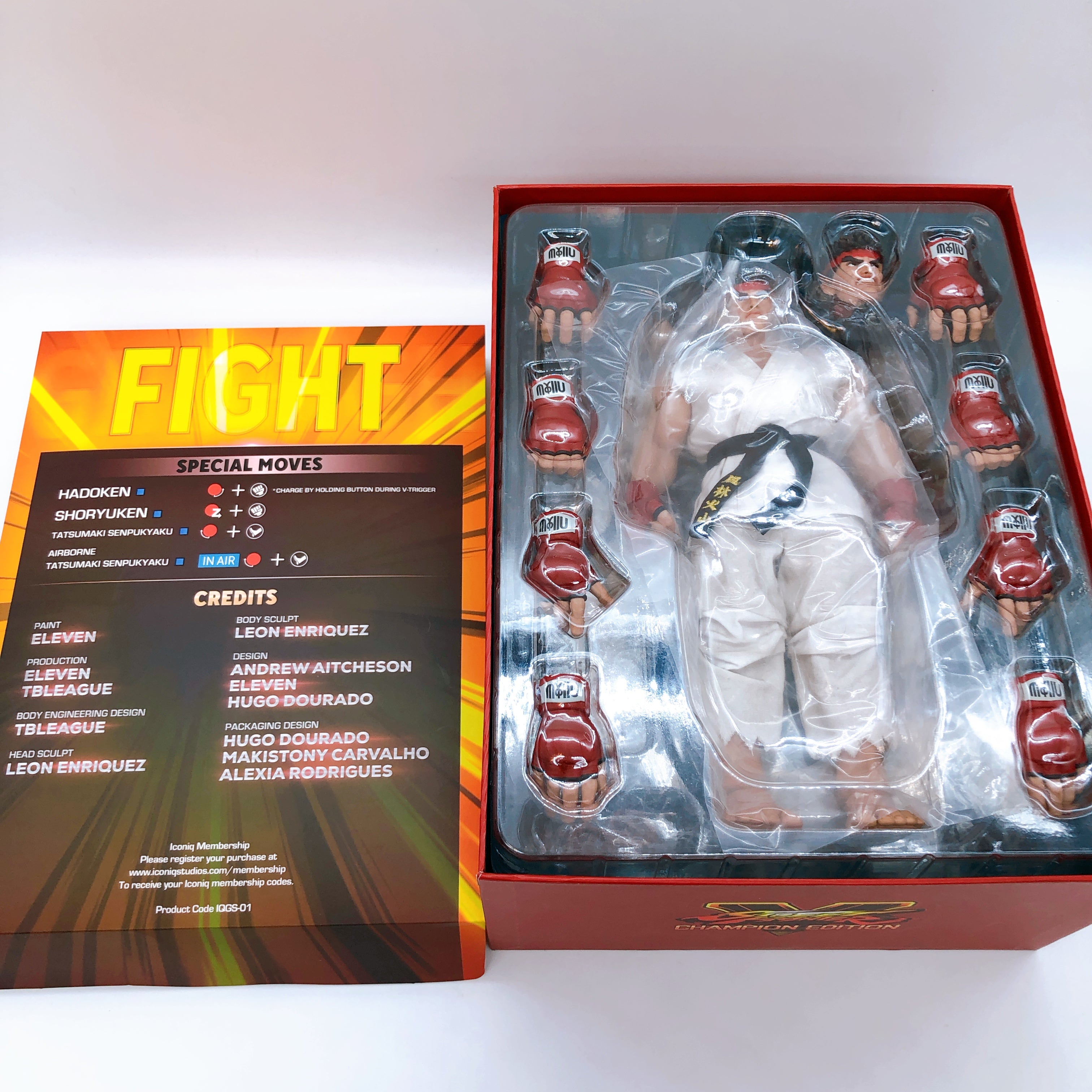 Street Fighter V Ryu 1/6 Scale Figure Champion Edition Iconiq Studio