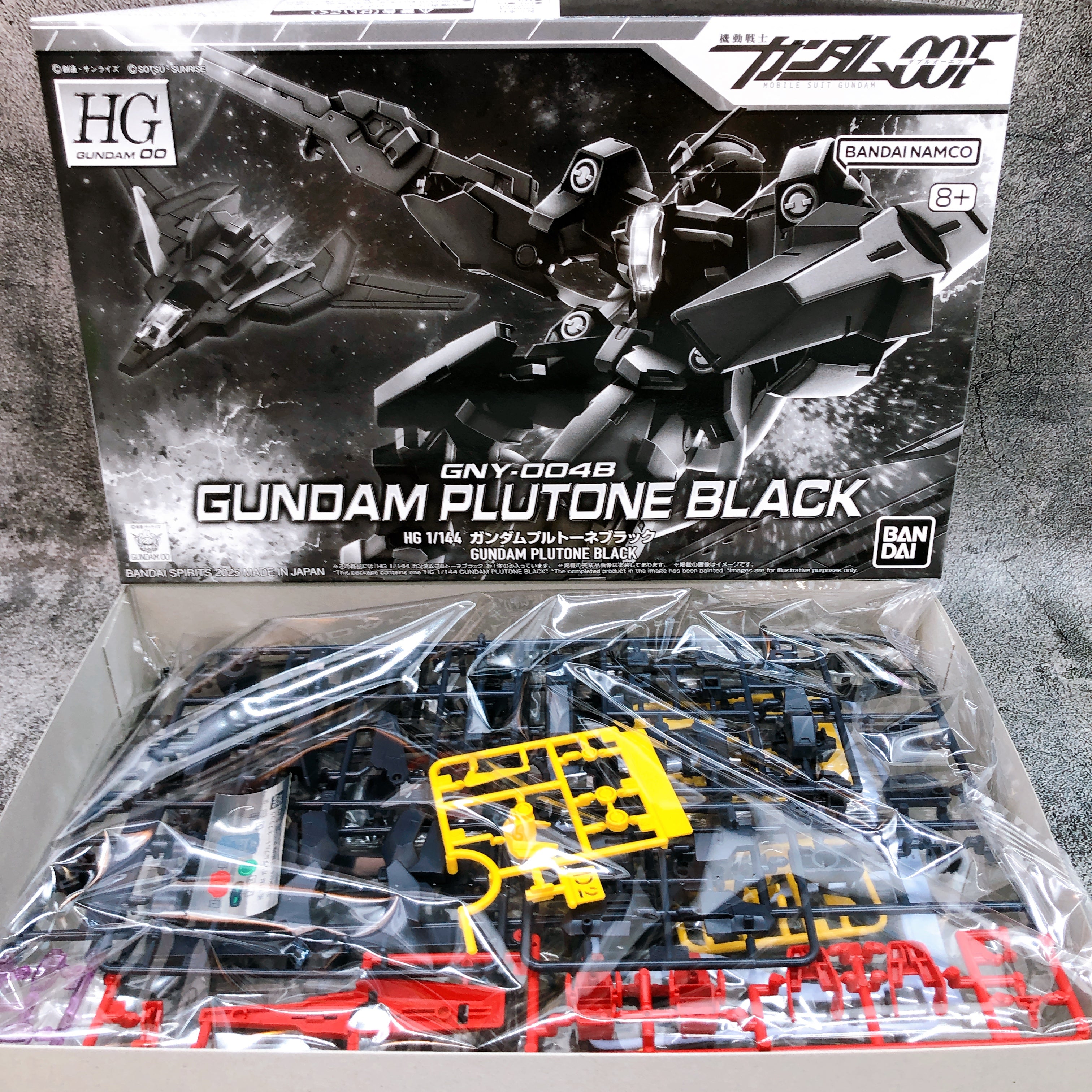 HG 1/144 Gundam Plutone Black GNY-004B Gundam 00 F Model Kit Premium Bandai NEW