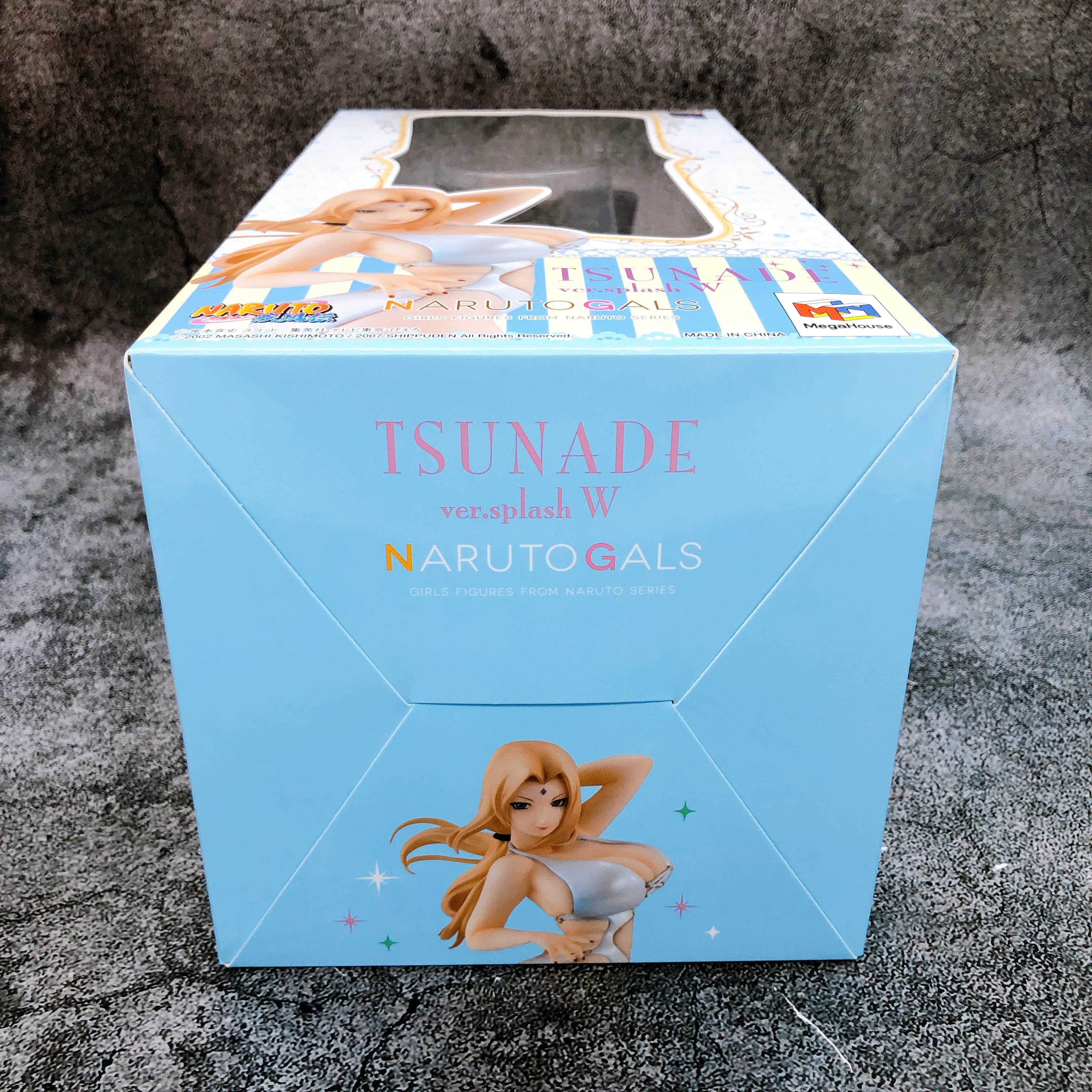 Naruto Shippuden Tsunade Ver. Splash W Figure Naruto Gals MegaHouse Japan Sealed