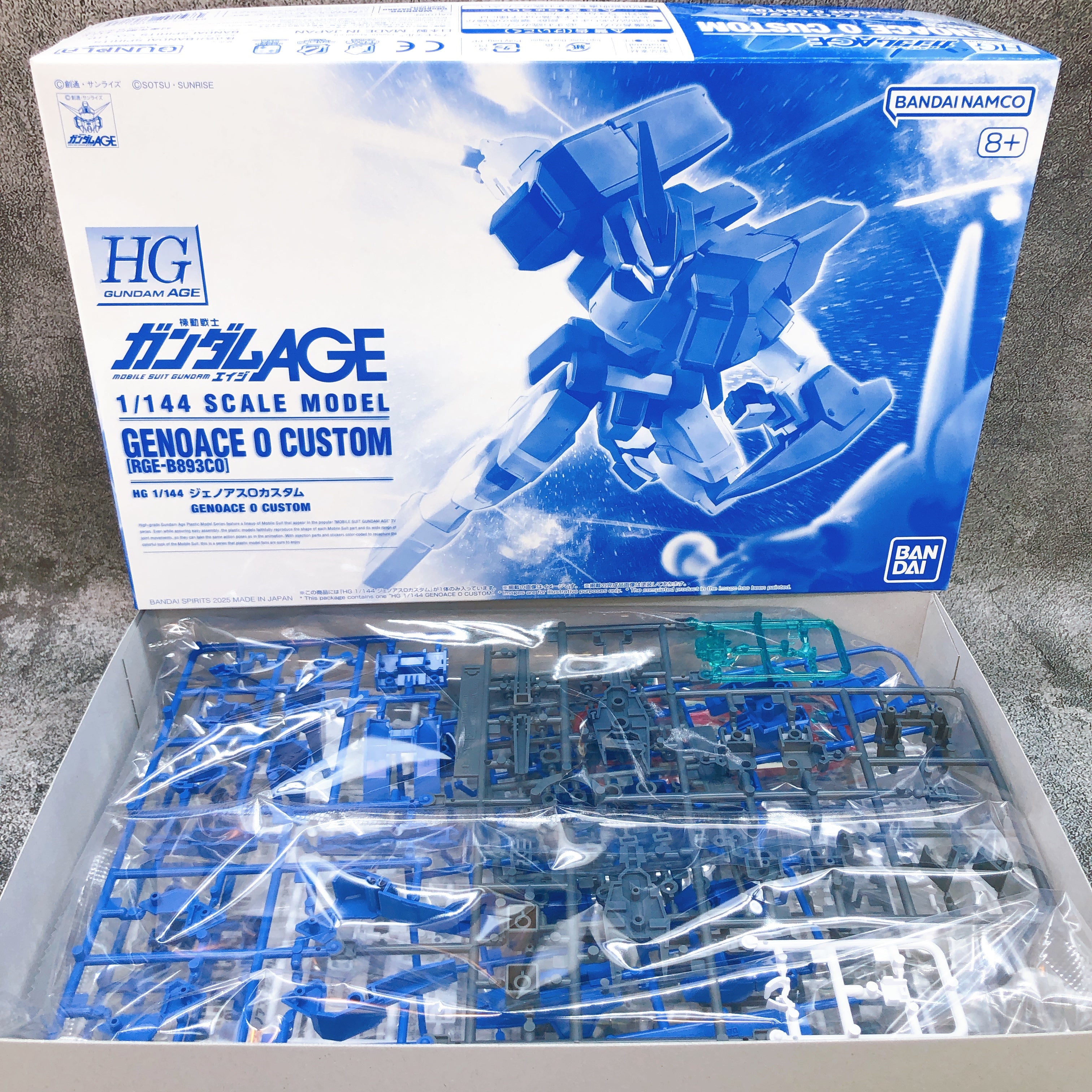 HG 1/144 Genoace O Custom RGE-B893C0 Gundam AGE Model Kit Premium Bandai NEW