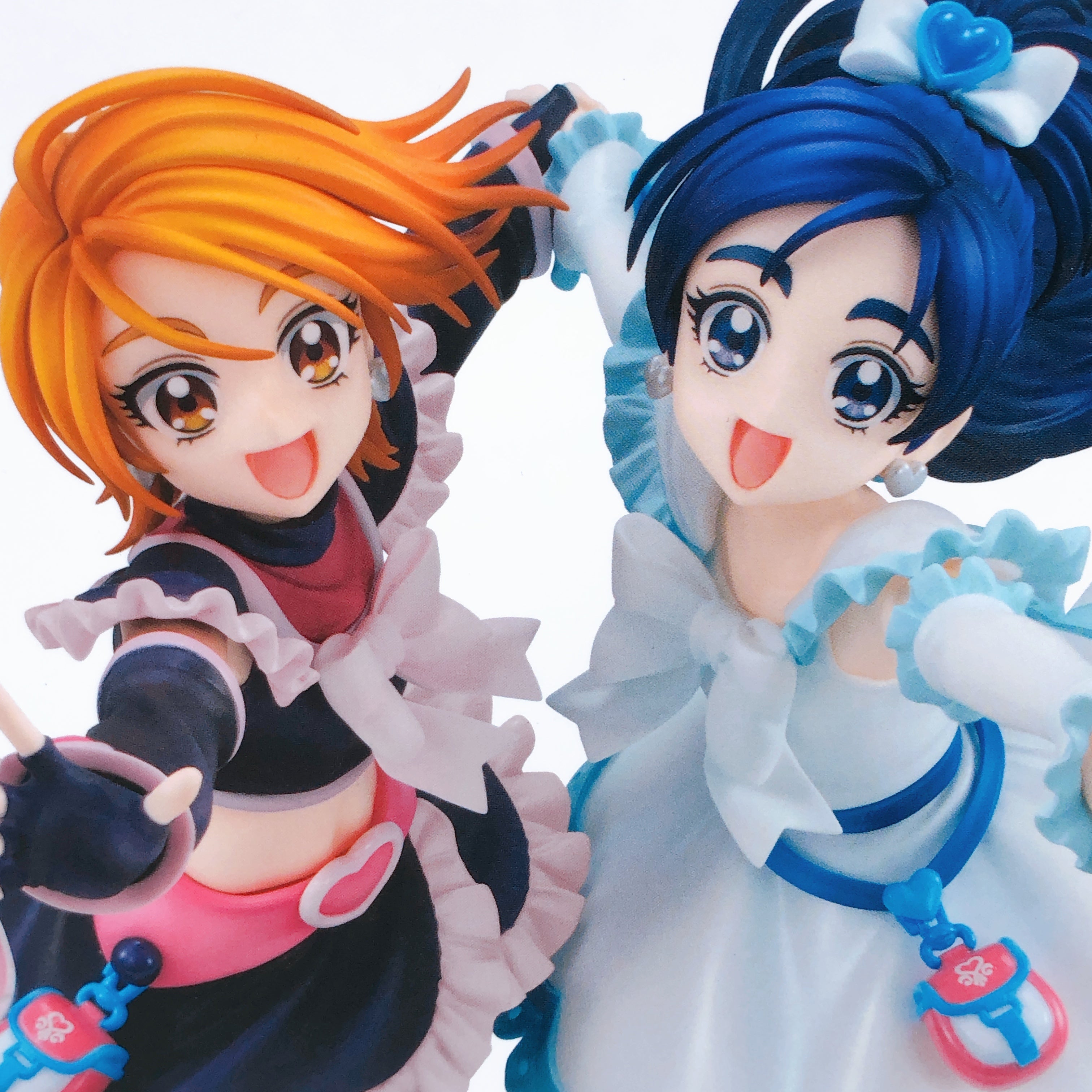 MegaHouse Lucrea Futari wa Pretty Cure Cure Black & Cure White PVC Figure NEW