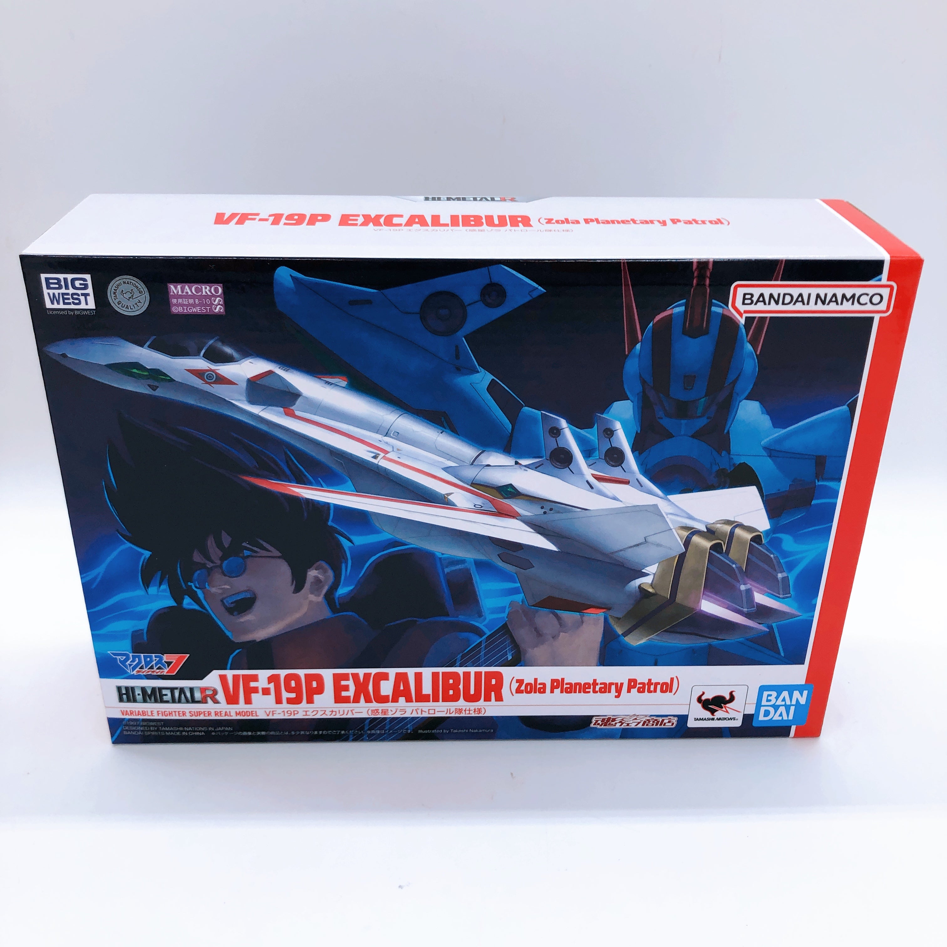 HI-METAL R VF-19P Excalibur Zola Planetary Patrol Macross 7 Figure Bandai NEW