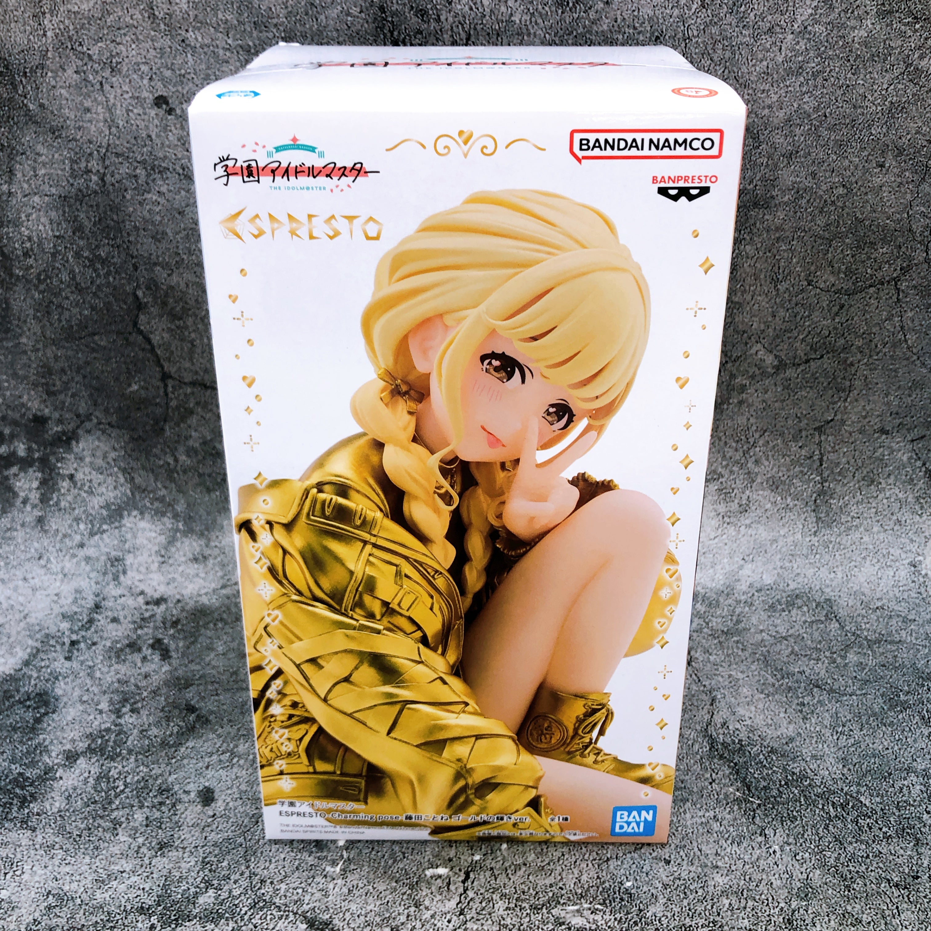 Gakuen iDOLM@STER Kotone Fujita Figure Gold Shine Ver ESPRESTO BANPRESTO Japan