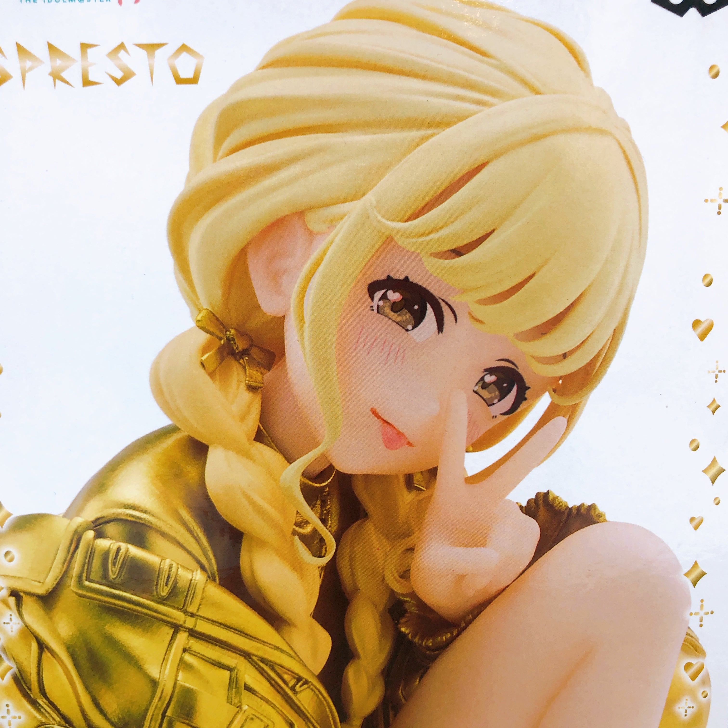 Gakuen iDOLM@STER Kotone Fujita Figure Gold Shine Ver ESPRESTO BANPRESTO Japan