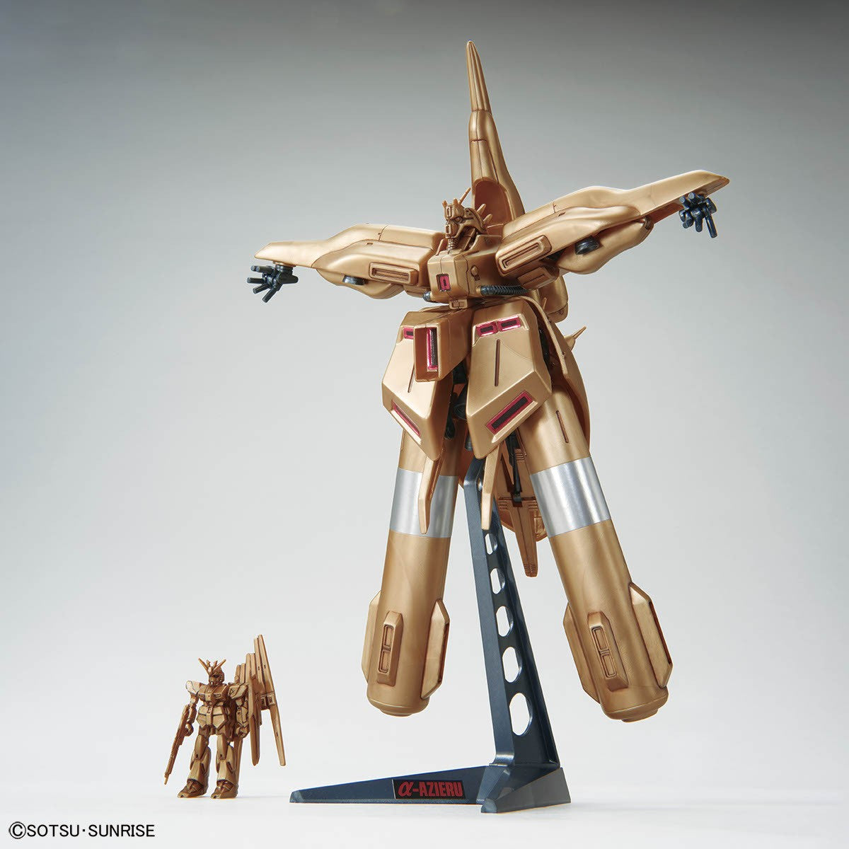 Bandai 1/550 NZ-333 a Azieru Metallic GUNDAM SIDE-F Limited Model Kit Japan NEW