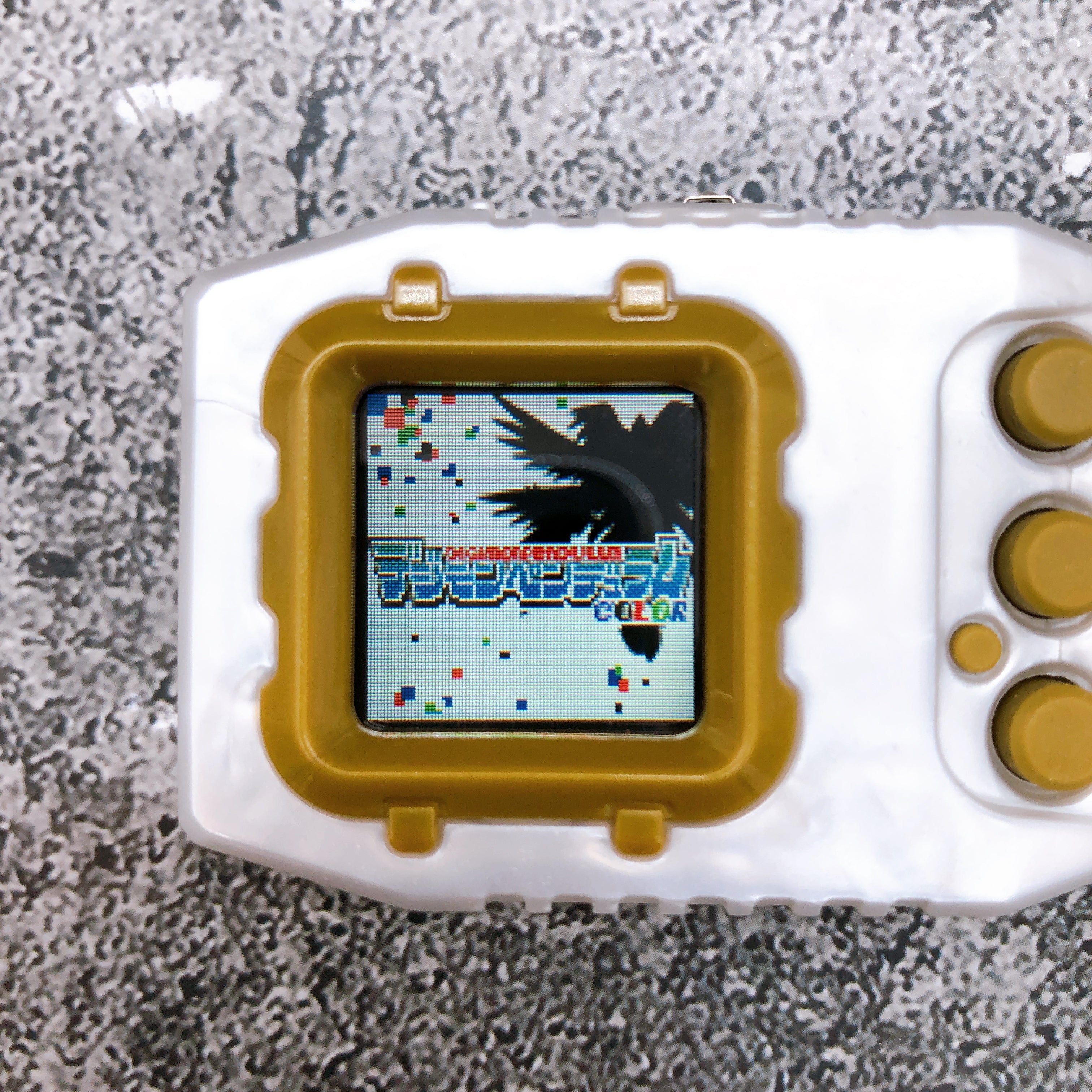 Digital Monster Digimon Pendulum Color Zero Virus Bs Original Pearl White Gold