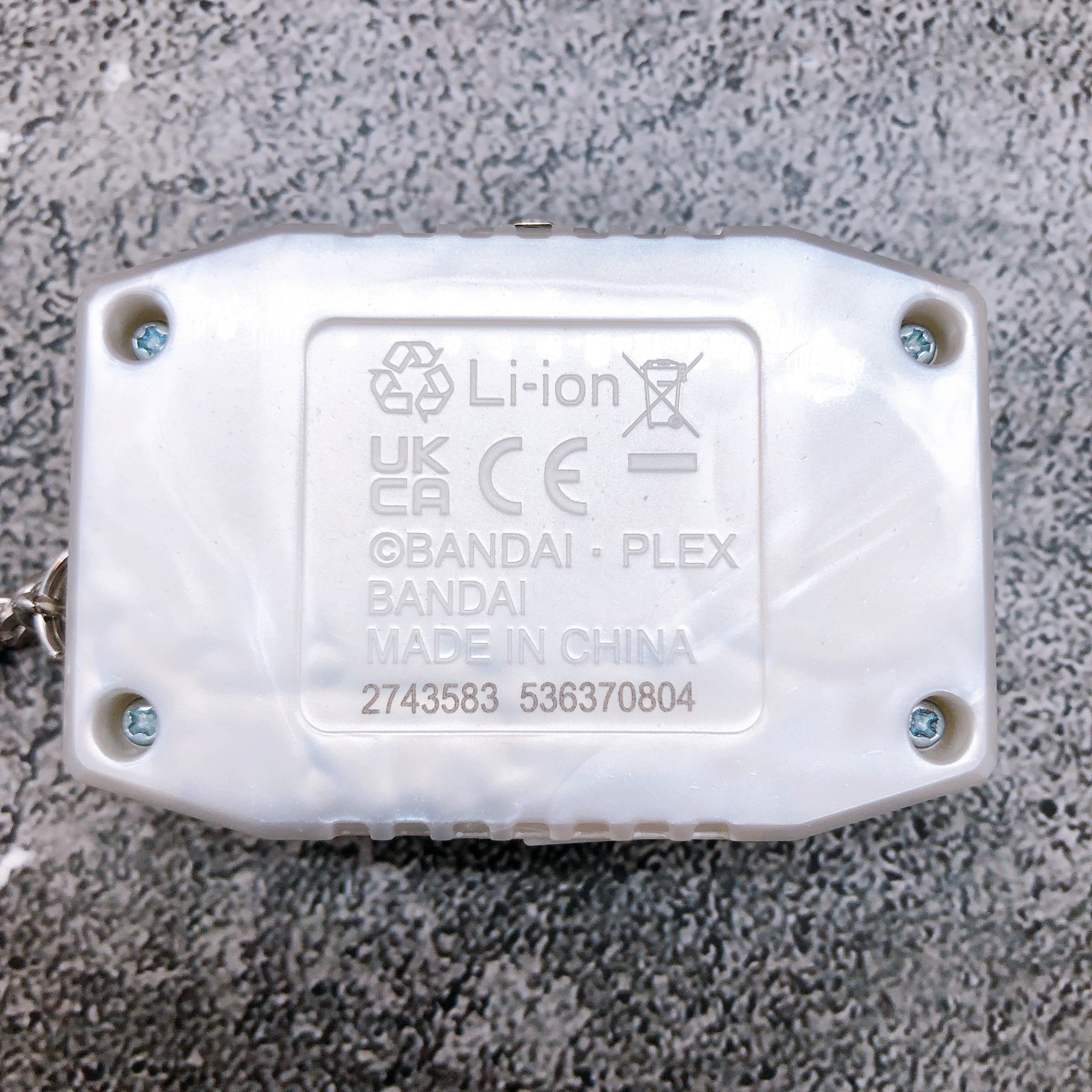 Digital Monster Digimon Pendulum Color Zero Virus Bs Original Pearl White Gold