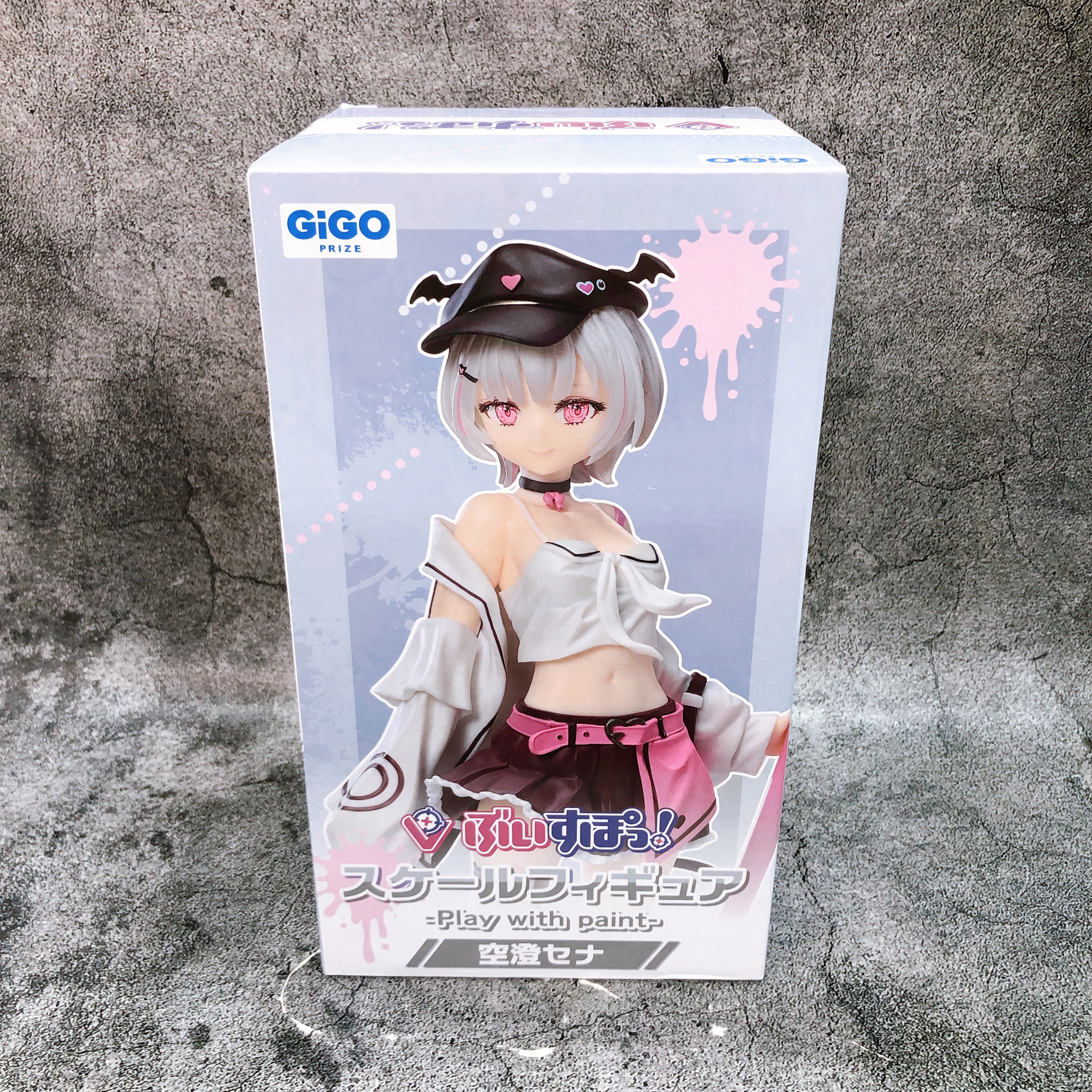 VSPO! Asumi Sena Scale Figure Play with paint GiGO Japan Sealed NEW