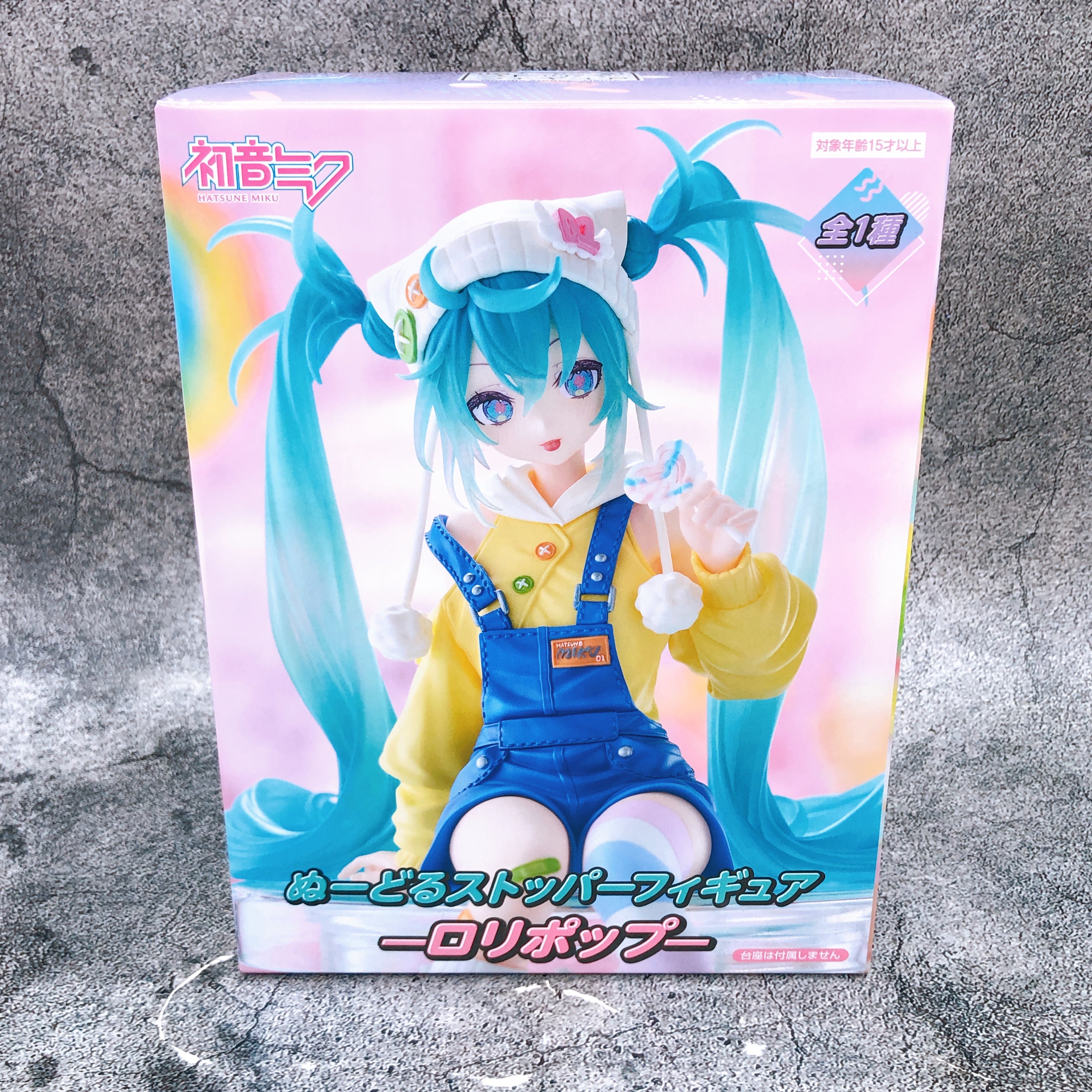 Hatsune Miku Lollipop Noodle Stopper Figure FuRyu Japan Sealed FASTSHIP