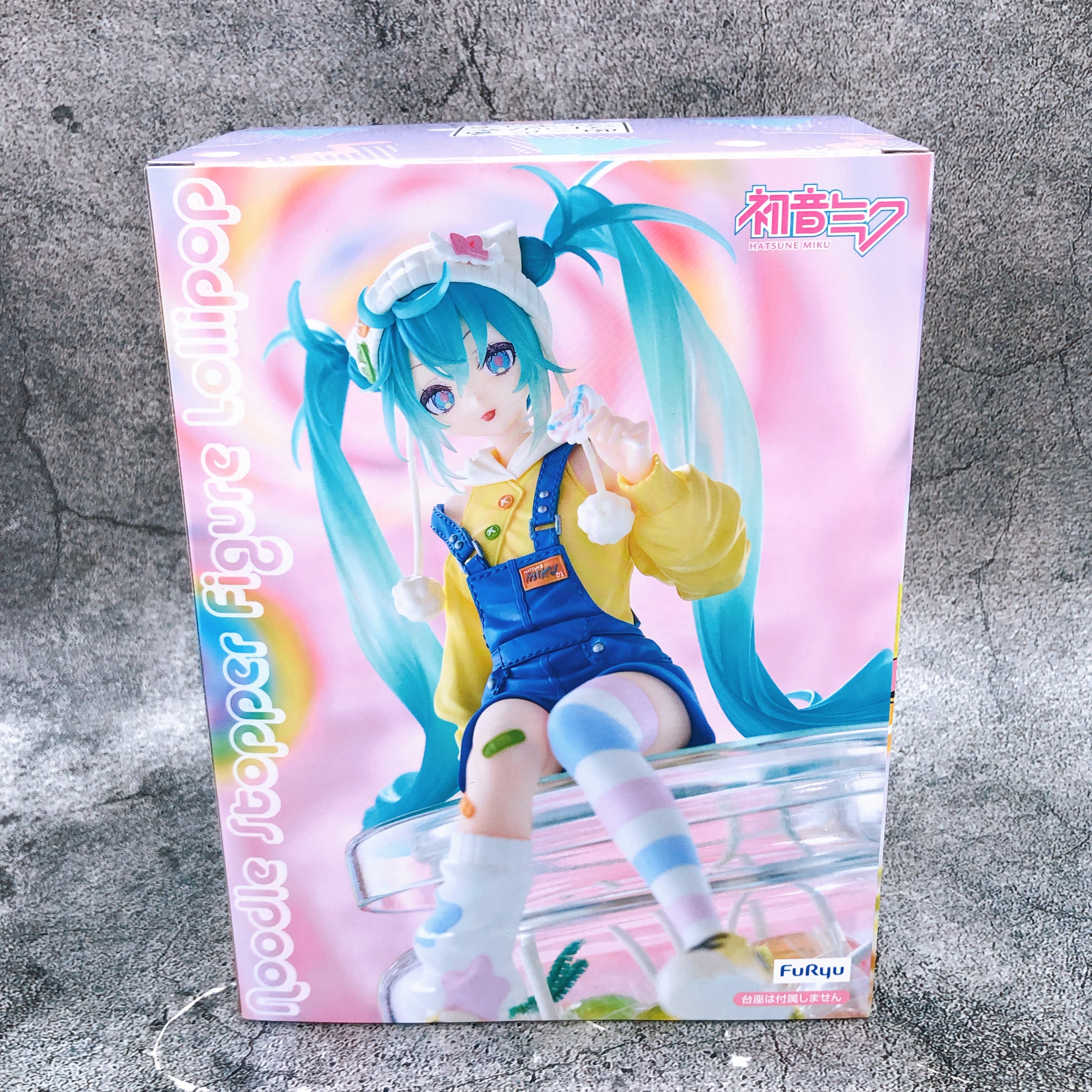 Hatsune Miku Lollipop Noodle Stopper Figure FuRyu Japan Sealed FASTSHIP