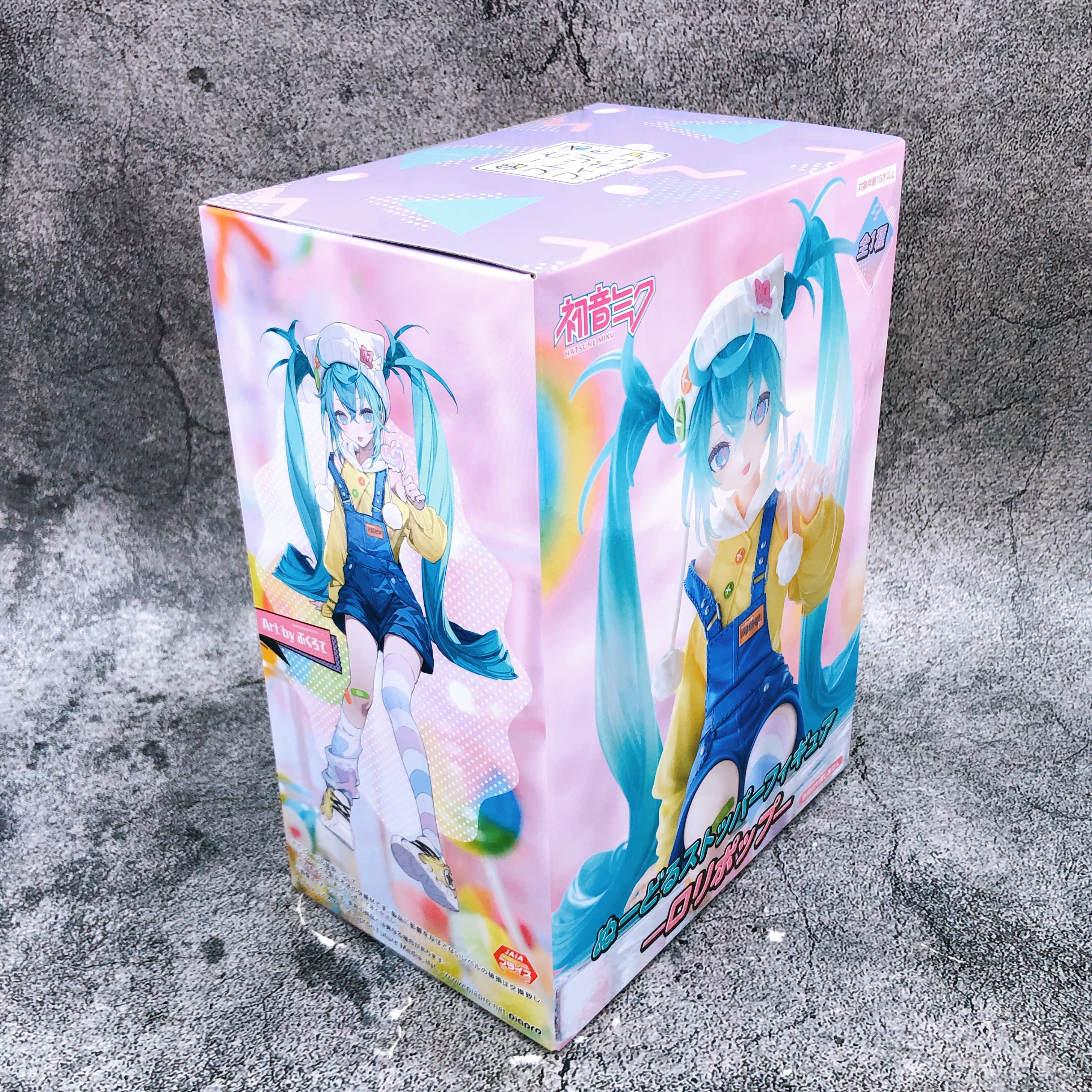 Hatsune Miku Lollipop Noodle Stopper Figure FuRyu Japan Sealed FASTSHIP