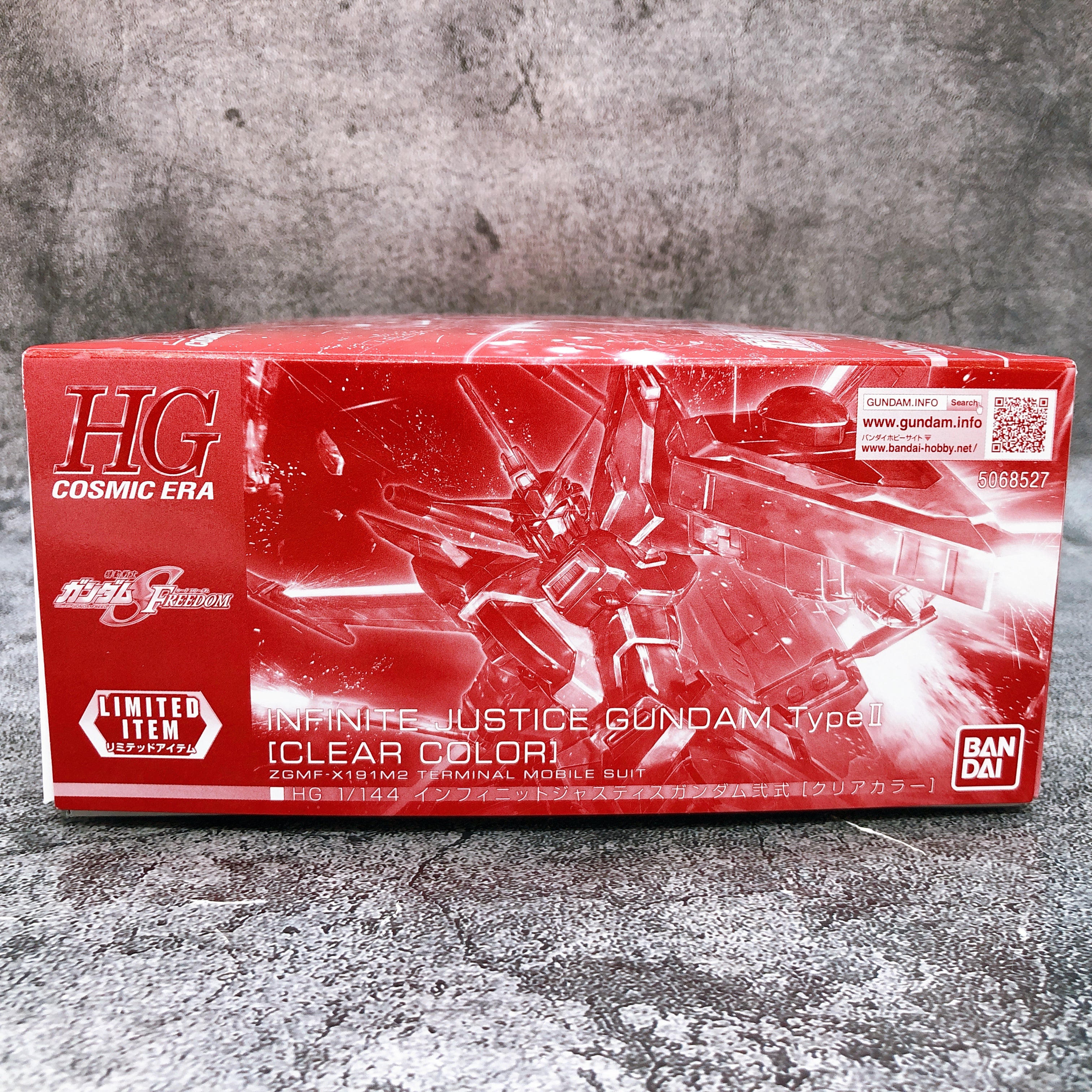 HG 1/144 Infinite Justice Gundam Type-2 Clear Color Limited Kit Bandai Japan NEW