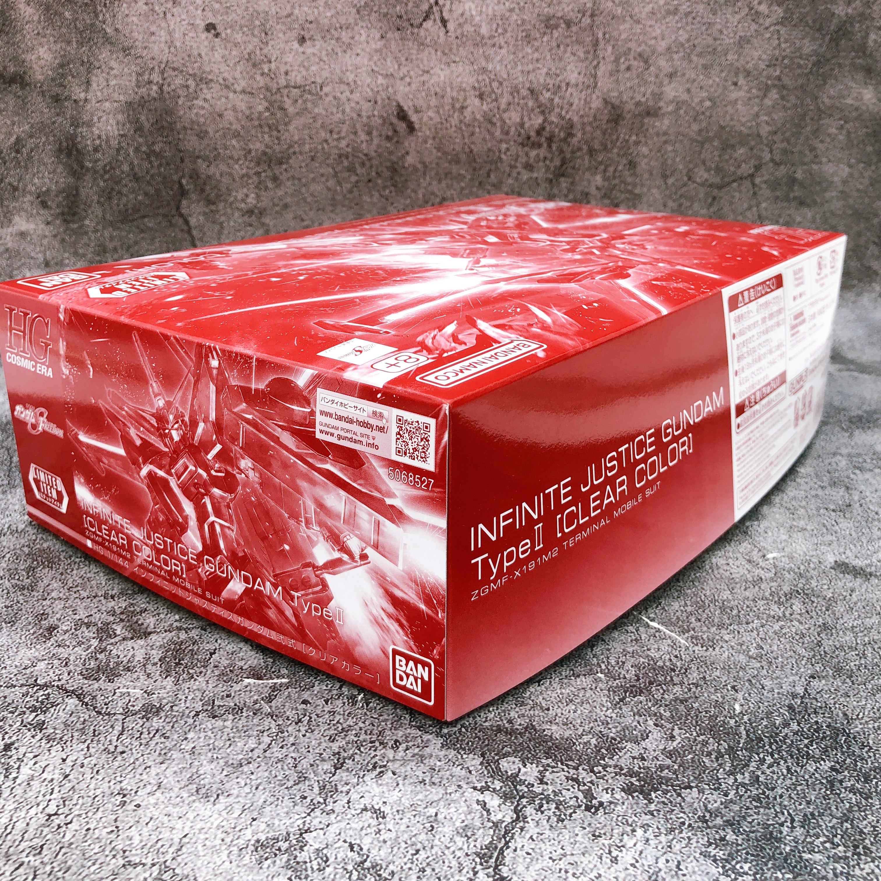 HG 1/144 Infinite Justice Gundam Type-2 Clear Color Limited Kit Bandai Japan NEW
